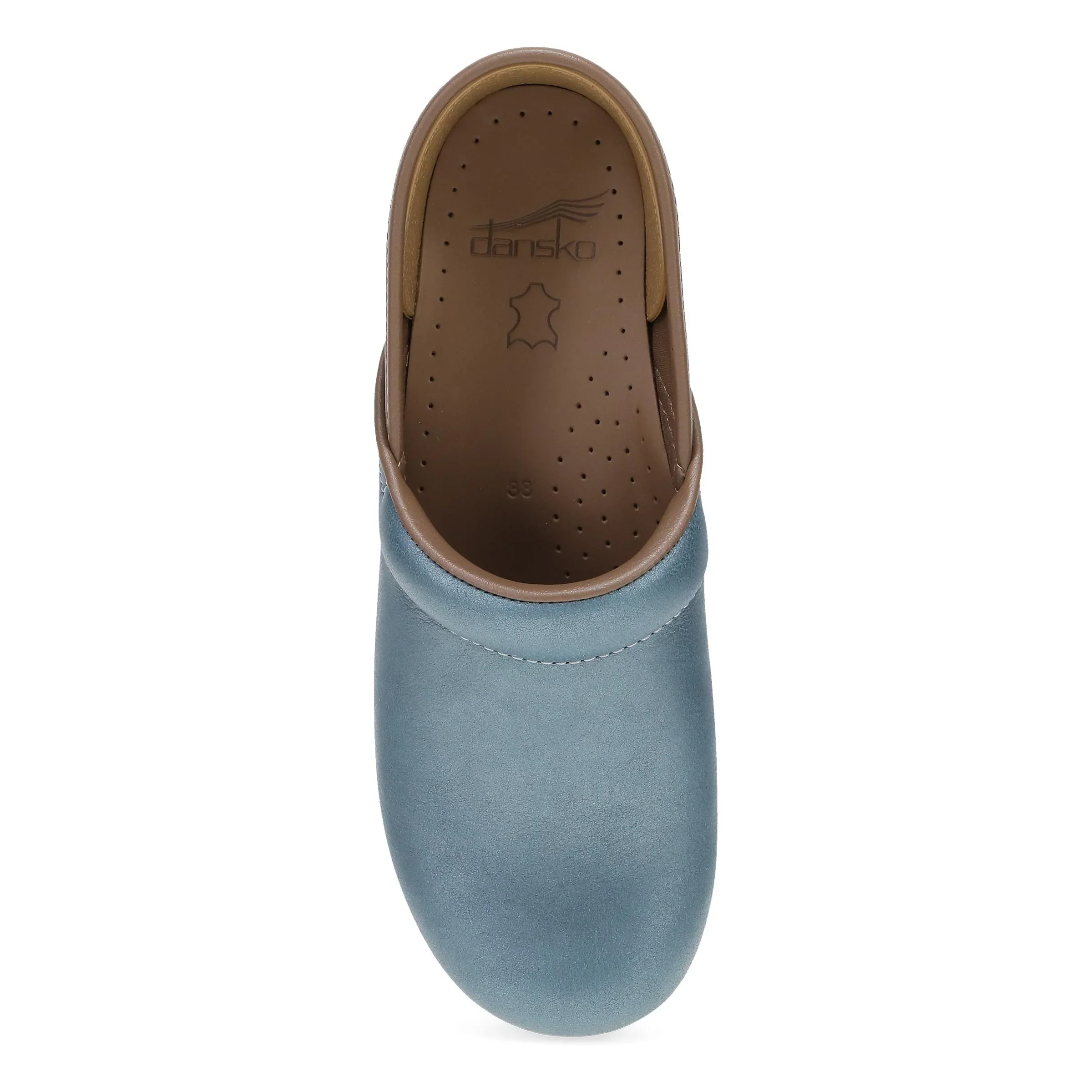 Dansko Women's Professional Clog in Blue Metallic - Image 8