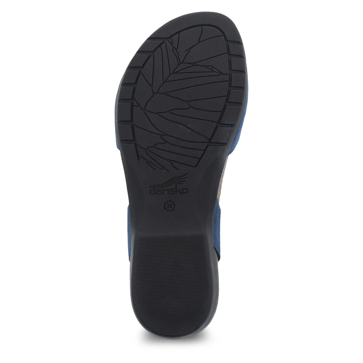 Dansko Women's Rowan in Navy Milled Nubuck Mary Jane - Image 8