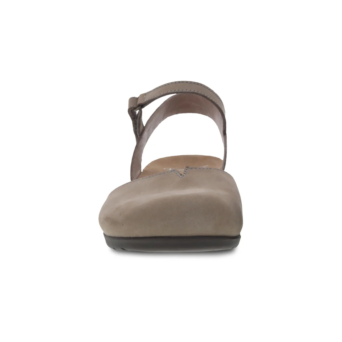 Dansko Women's Rowan In Taupe Milled Nubuck Mary Jane - Image 3