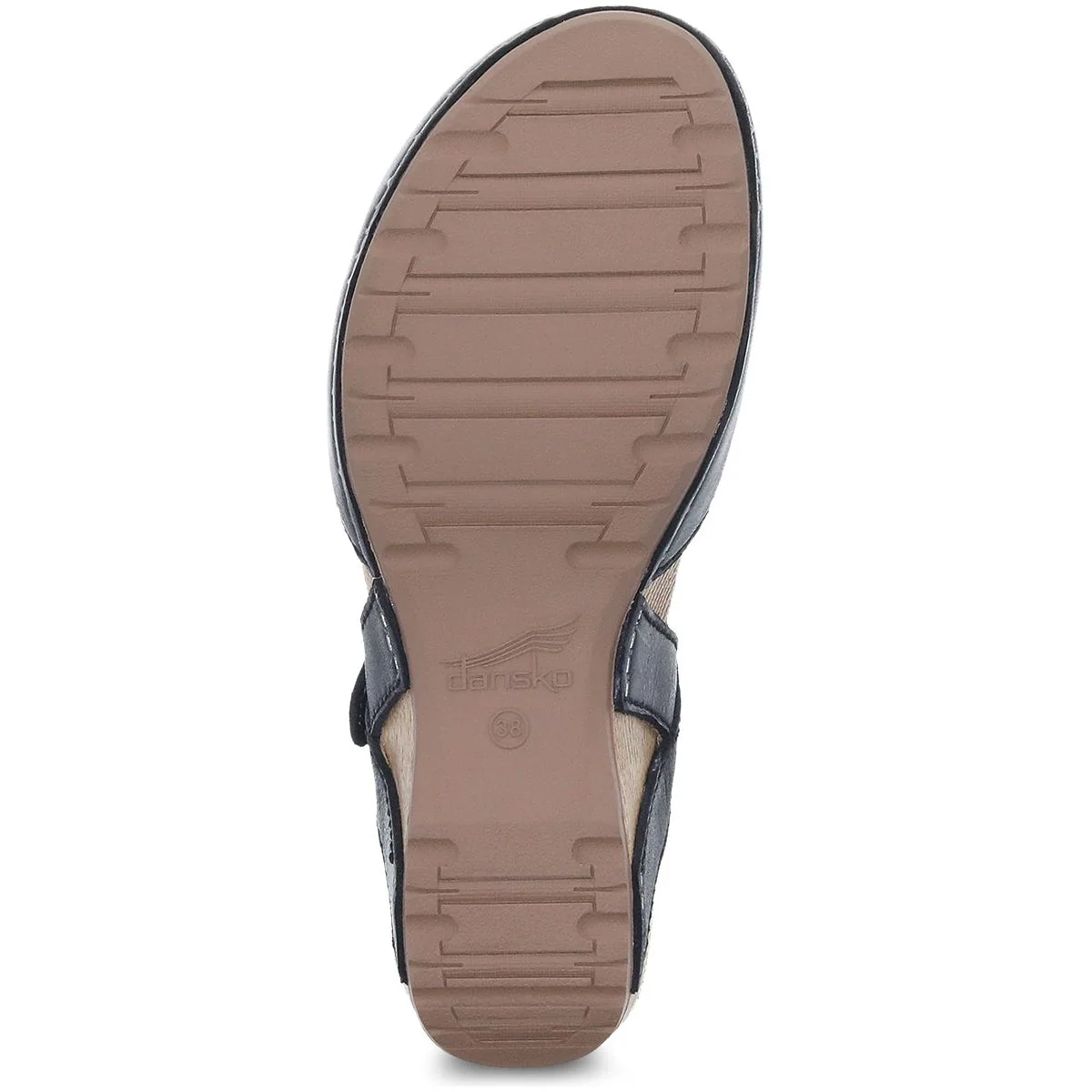 Dansko Women's Tiffani in Black Milled Burnished Mary Jane - Image 3