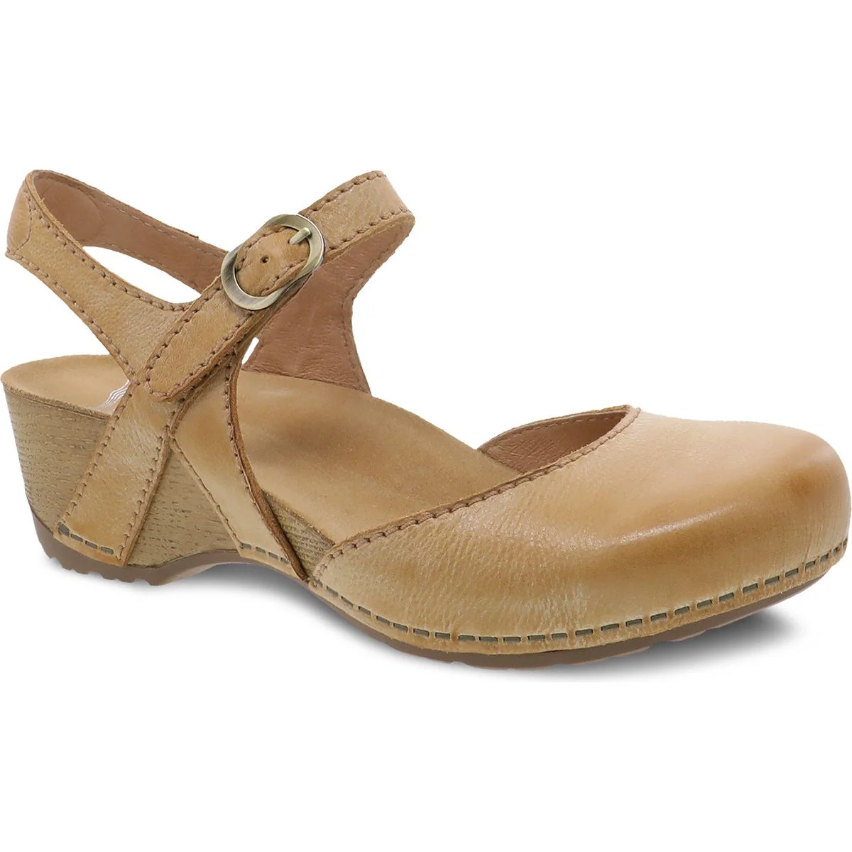 Dansko Women's Tiffani in Tan Milled Burnished