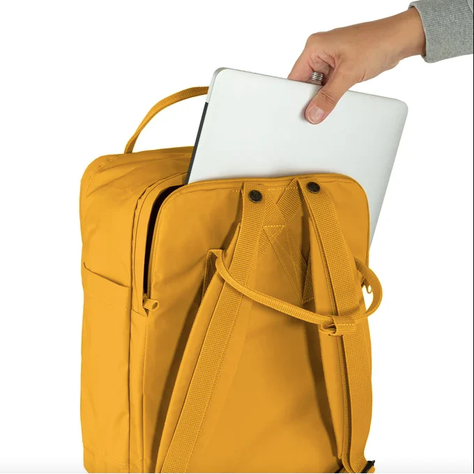 Fjallraven Kanken Laptop 15" Backpack in Ochre - Image 7