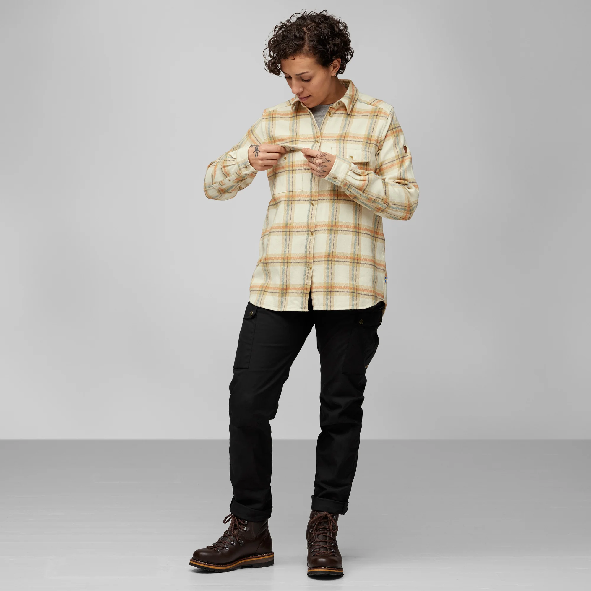 Fjallraven Women's Övik Heavy Flannel Shirt - Image 8