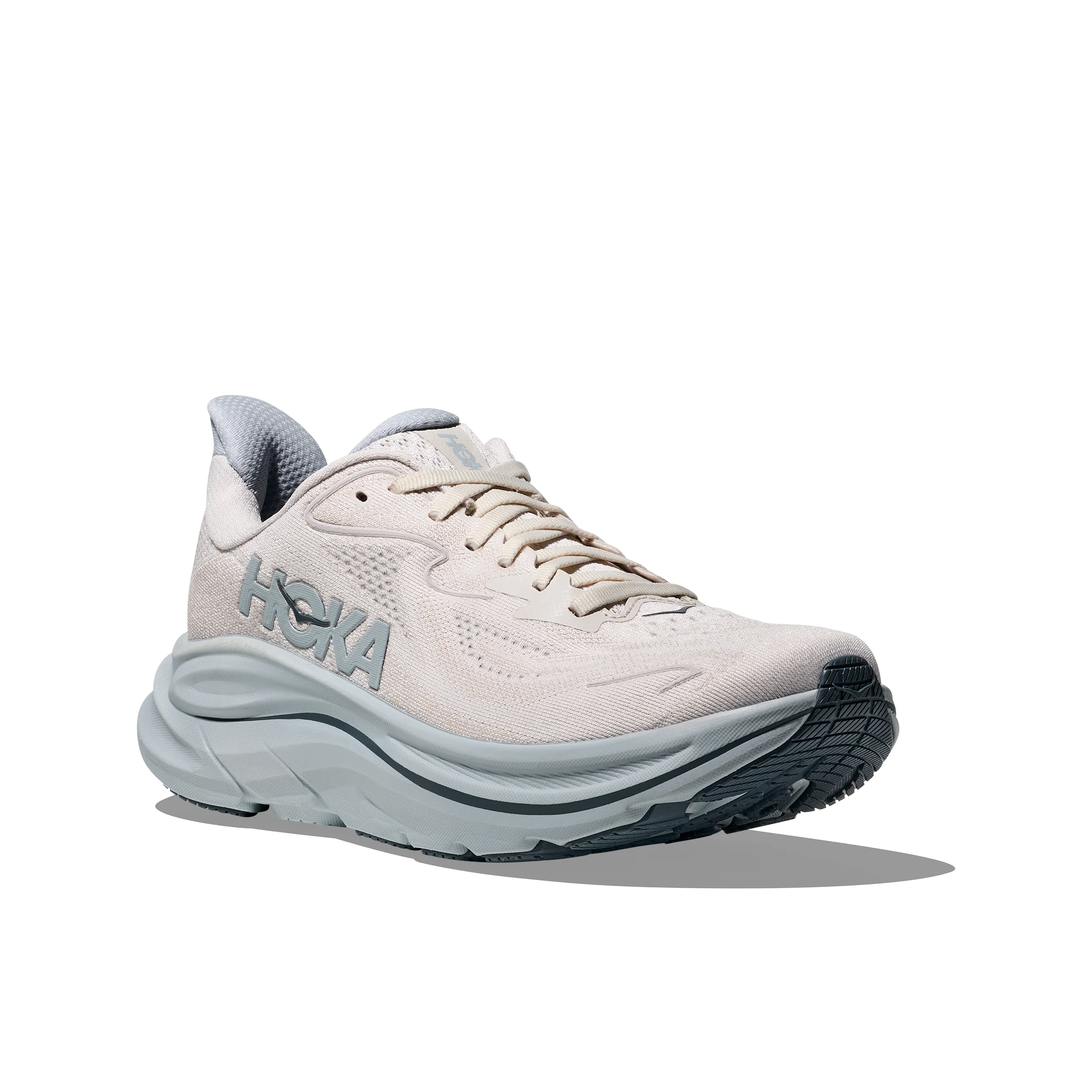 Hoka Women's Clifton 10 in Grout/Mineral Blue - Image 6