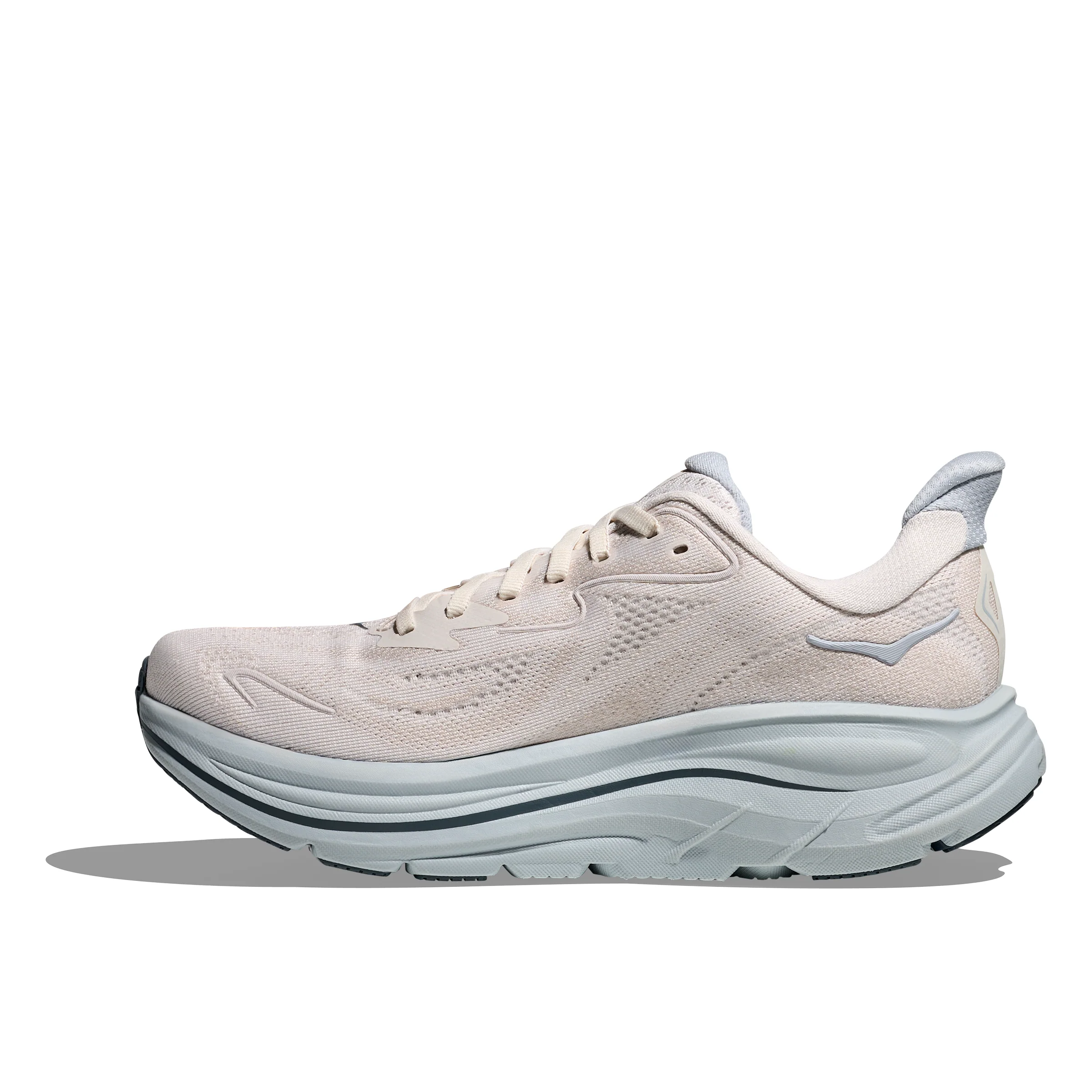 Hoka Women's Clifton 10 in Grout/Mineral Blue - Image 8