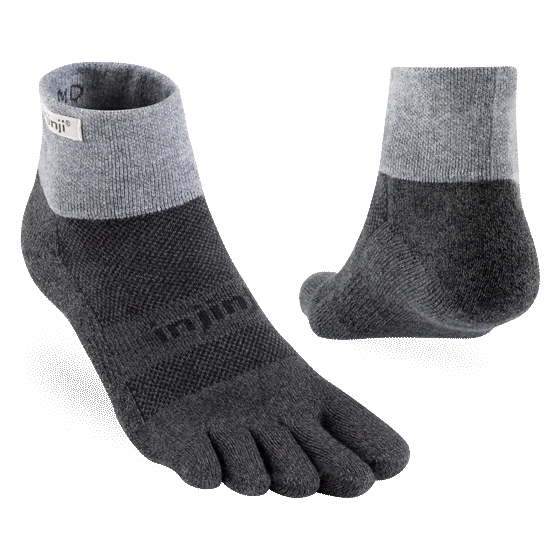 Injinji Men's Trail Midweight Mini-Crew in Granite - Image 2
