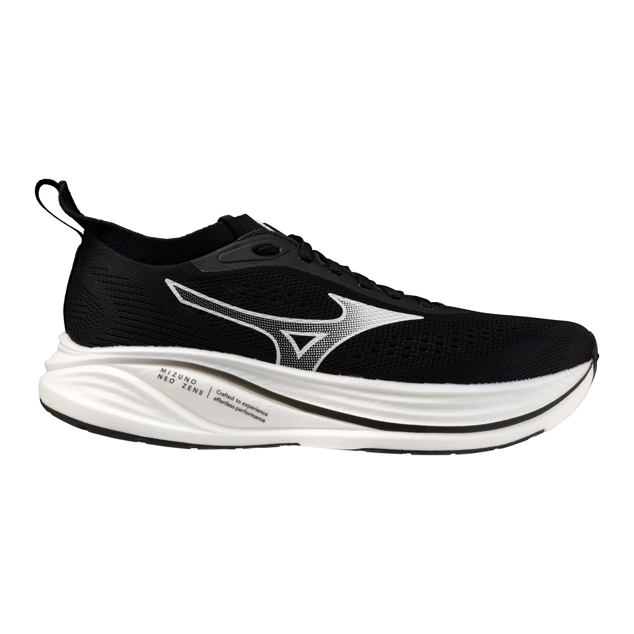 Mizuno Men's Neo Zen 2 Running Shoe in Black White