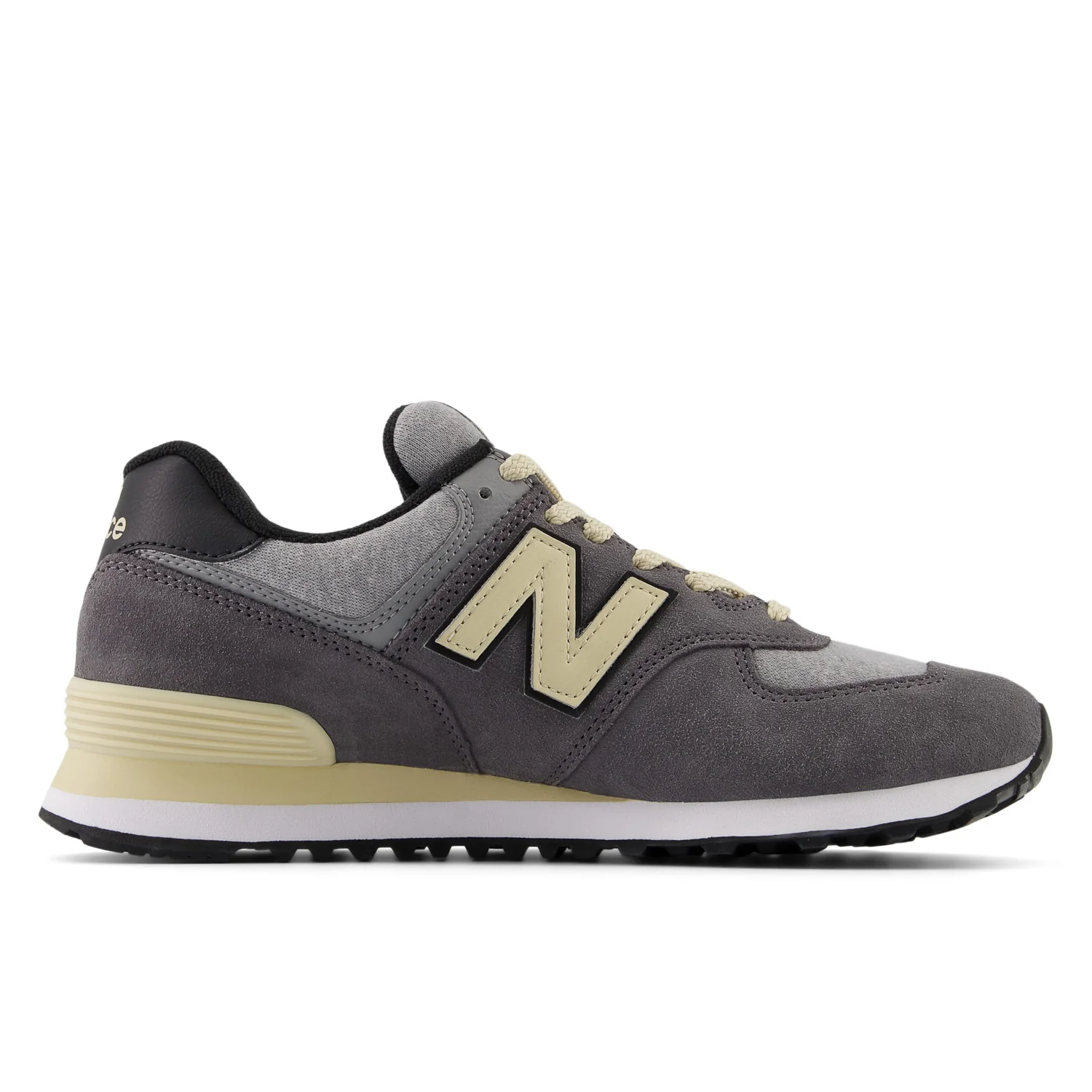 New Balance 574 in Magnet with Sandstone