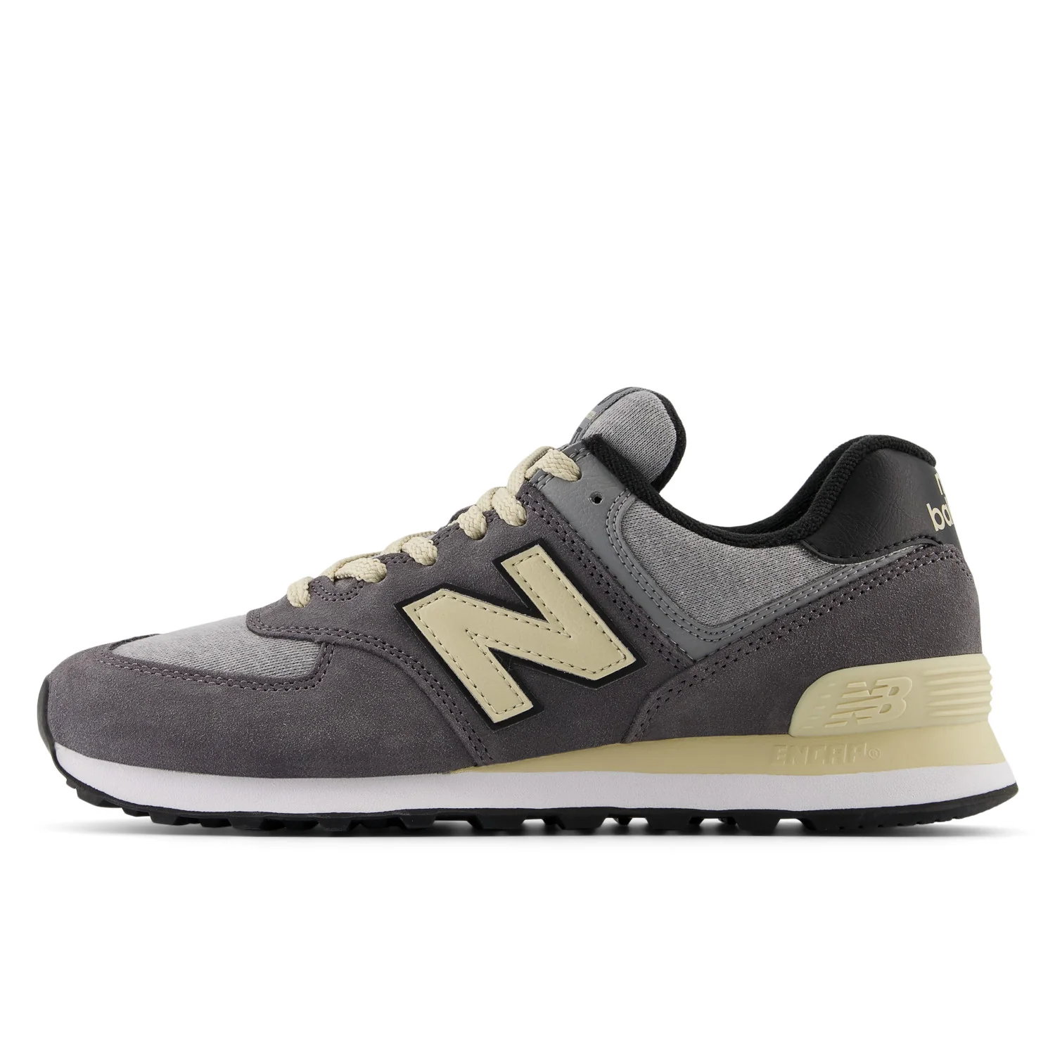 New Balance 574 in Magnet with Sandstone - Image 3