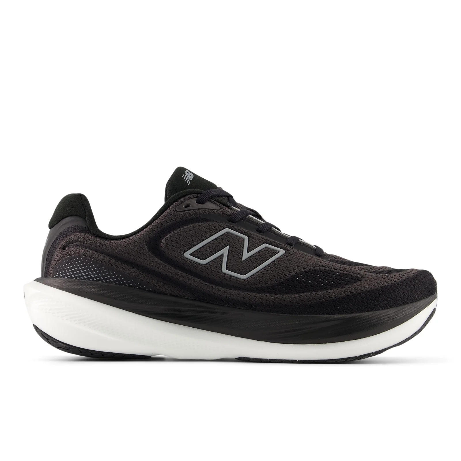 New Balance Men's 1080v15 in Black with Slate Grey and Faded Black - Image 5