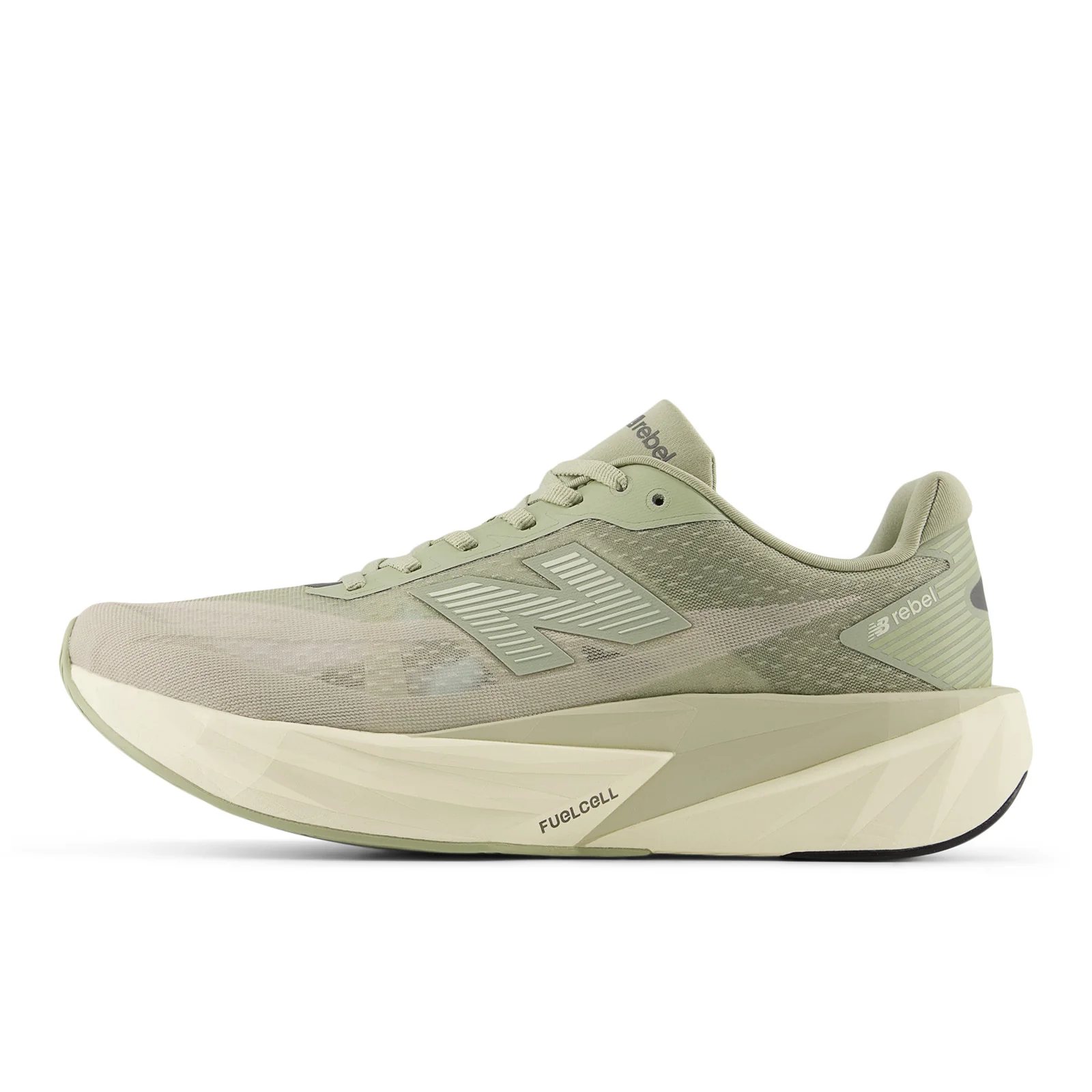 New Balance Men's FuelCell Rebel v5 in Olivine with Shipyard - Image 10