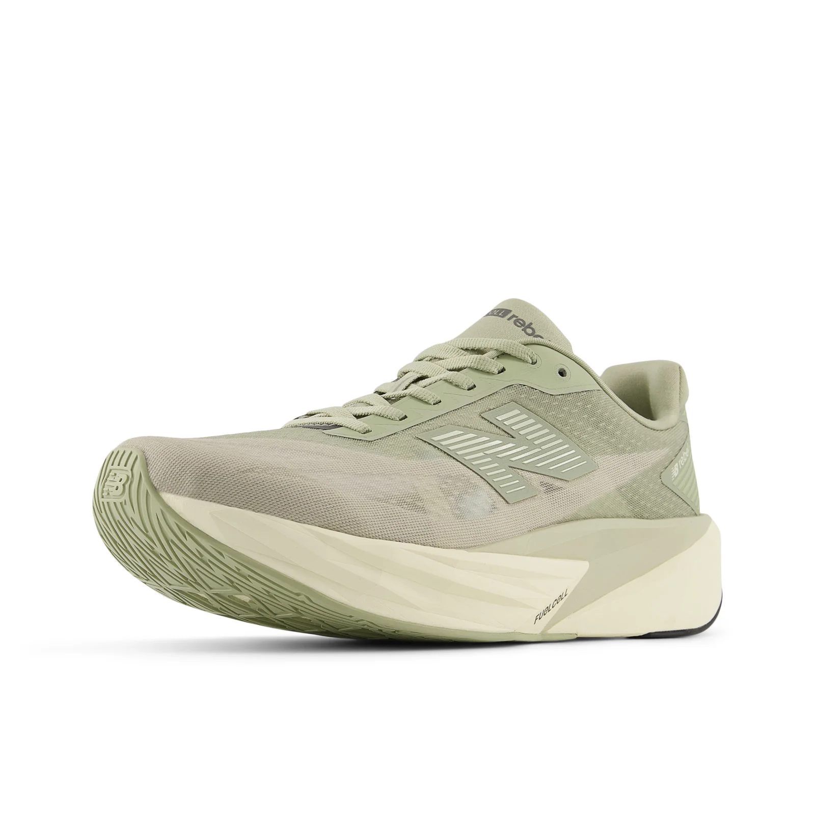 New Balance Men's FuelCell Rebel v5 in Olivine with Shipyard - Image 7