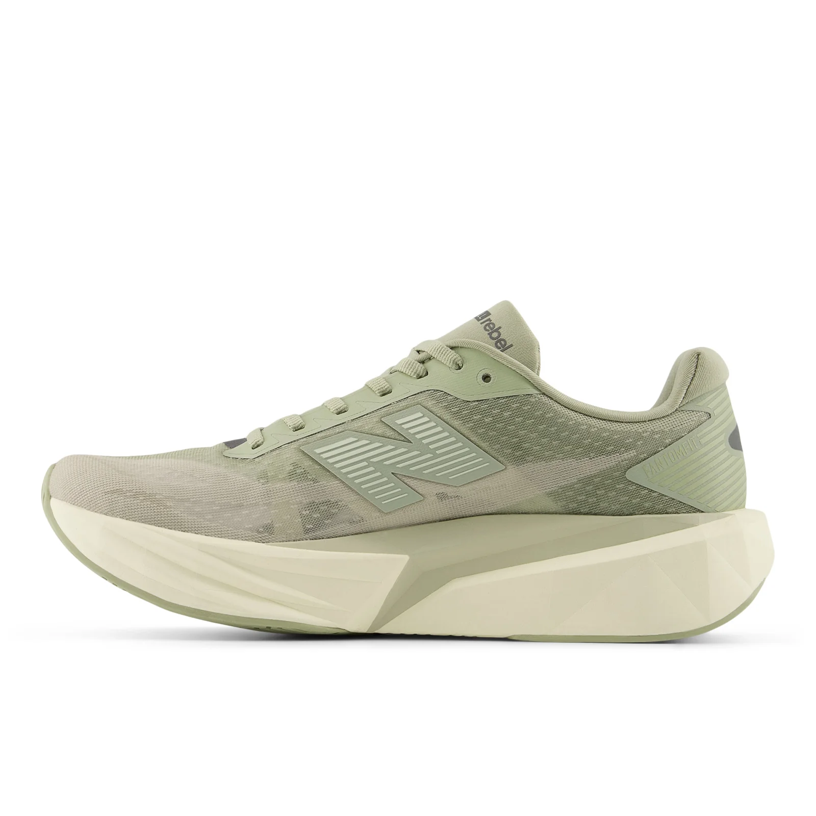 New Balance Men's FuelCell Rebel v5 in Olivine with Shipyard - Image 9