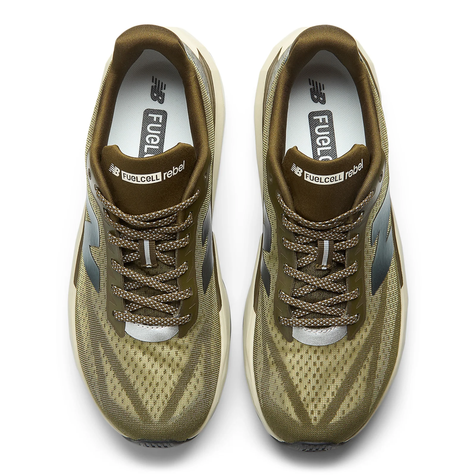 New Balance Men's FuelCell Rebel v5 in Woodland/Shipyard/Silver Metallic - Image 3