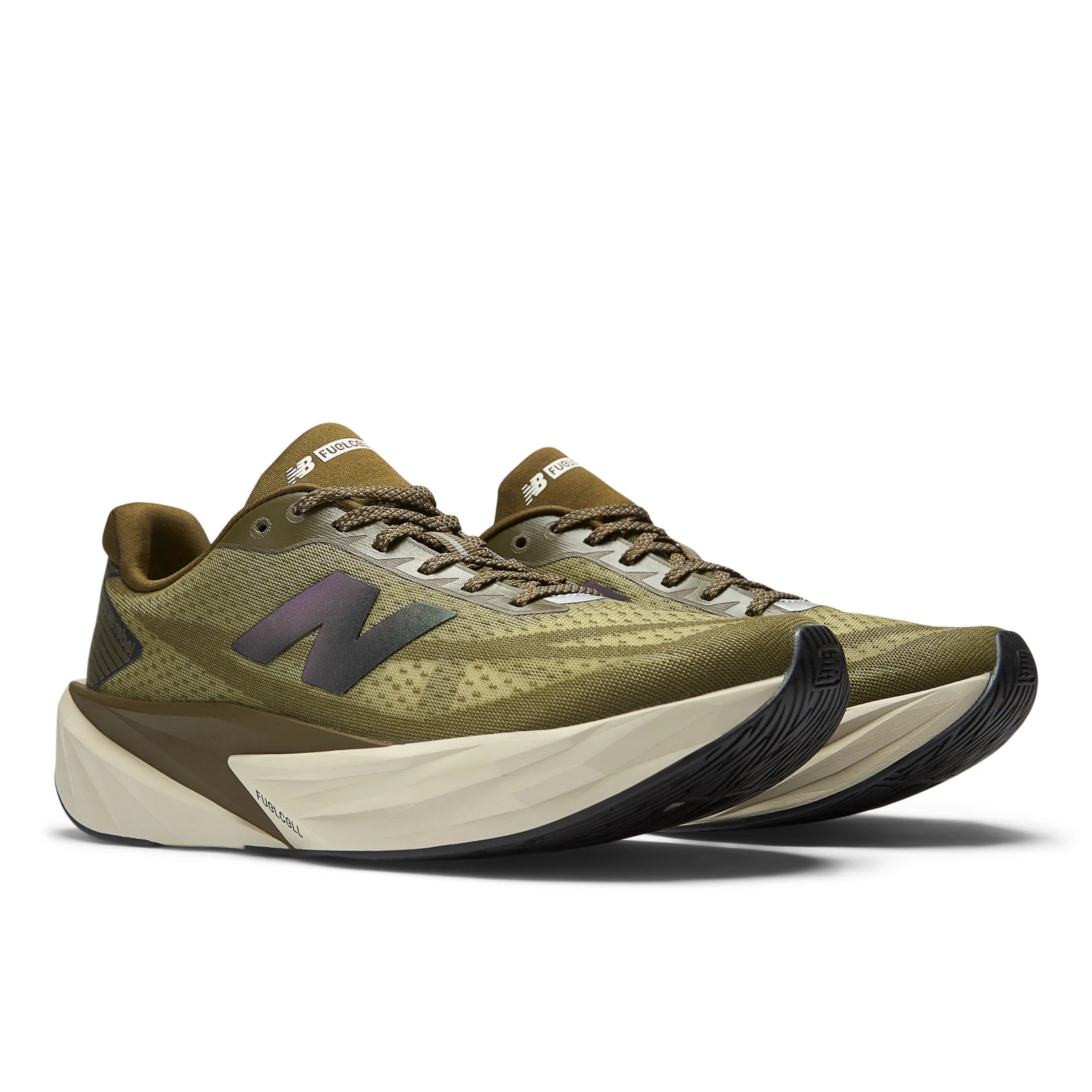 New Balance Men's FuelCell Rebel v5 in Woodland/Shipyard/Silver Metallic - Image 4