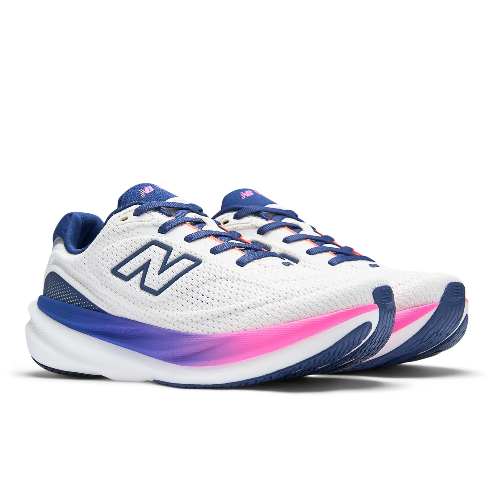 New Balance Women's 1080v15 in Sea Salt with Blue Oyster - Image 4