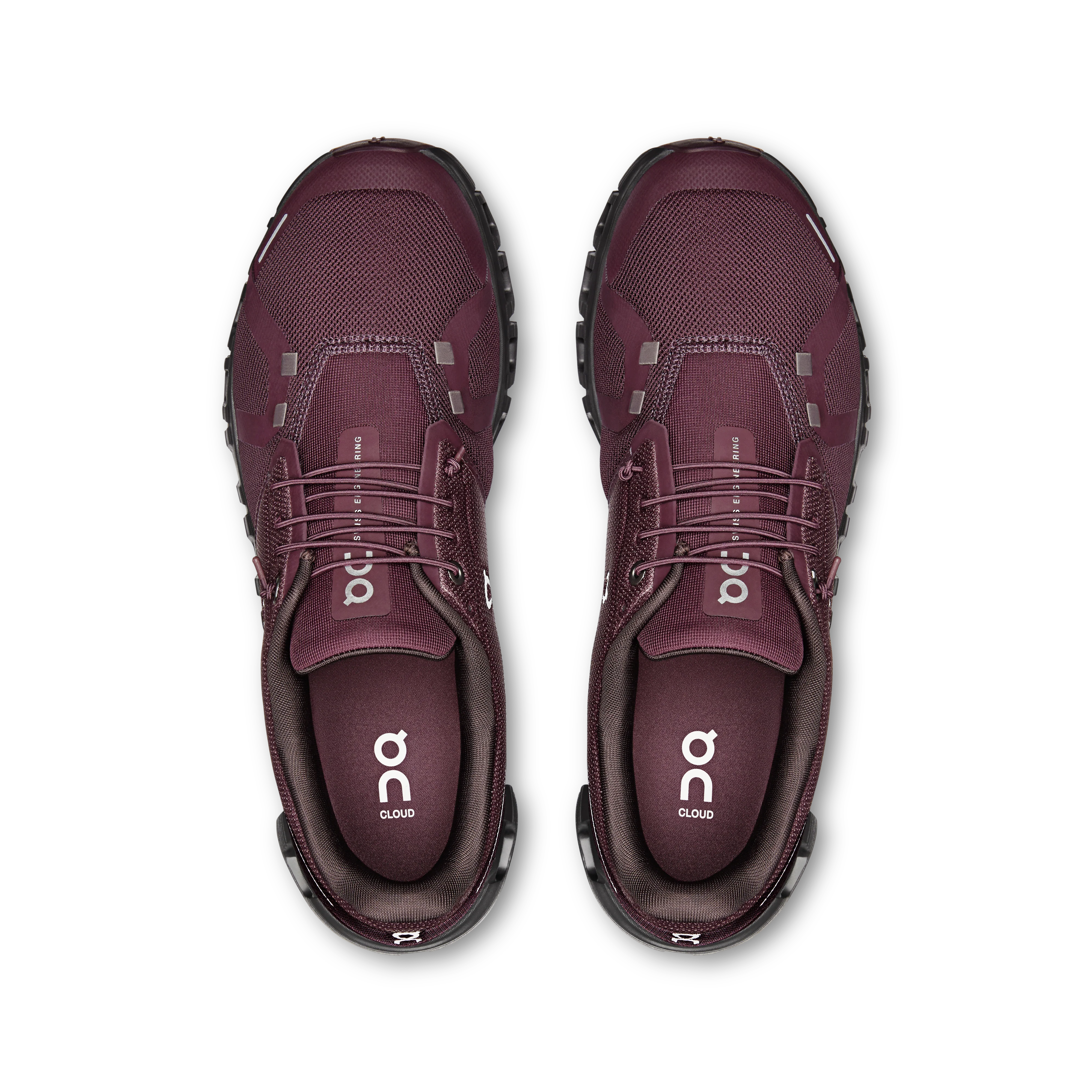 On Running Men's Cloud 6 in Mulberry/Pebble - Image 3