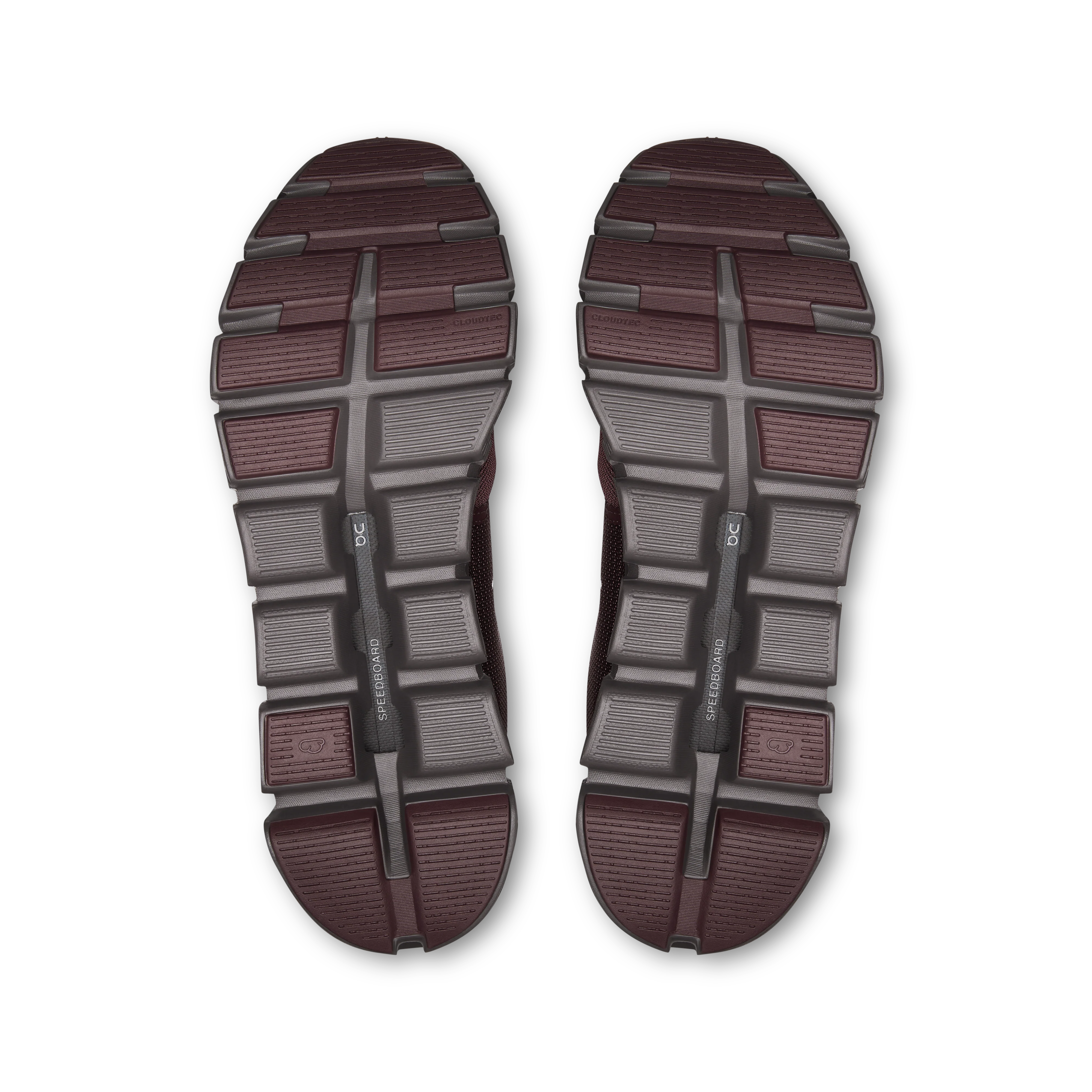 On Running Men's Cloud 6 in Mulberry/Pebble - Image 4