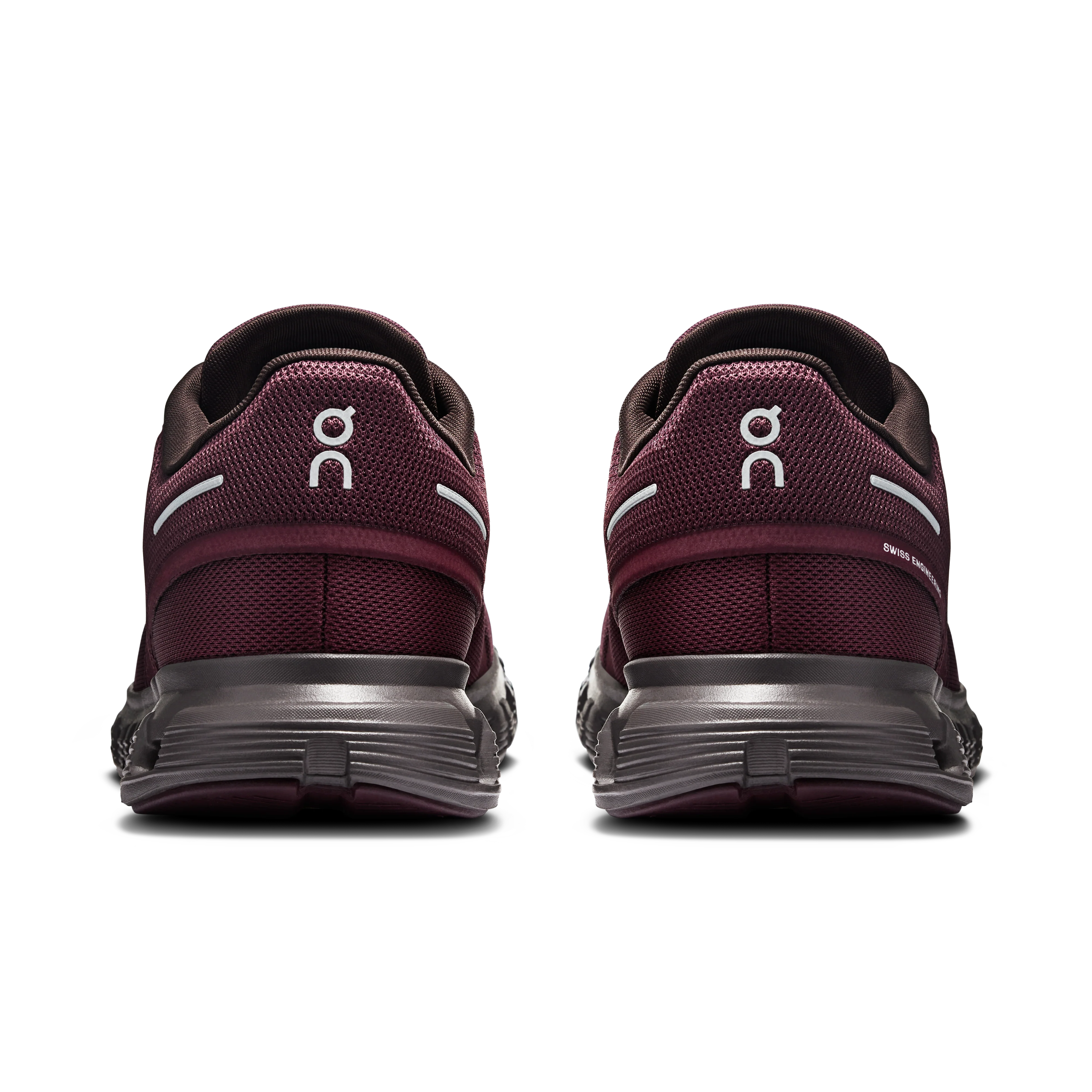 On Running Men's Cloud 6 in Mulberry/Pebble - Image 6