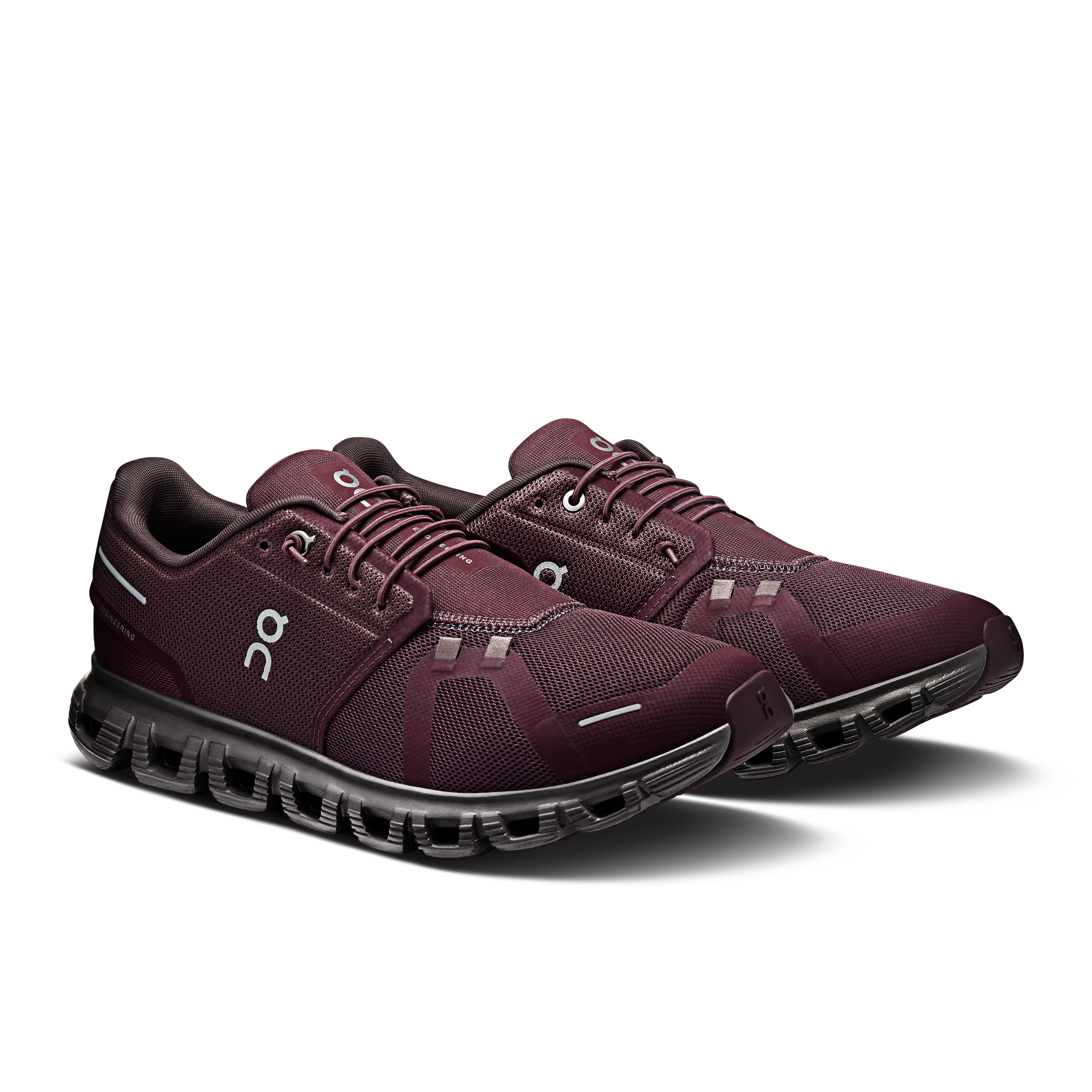 On Running Men's Cloud 6 in Mulberry/Pebble - Image 7