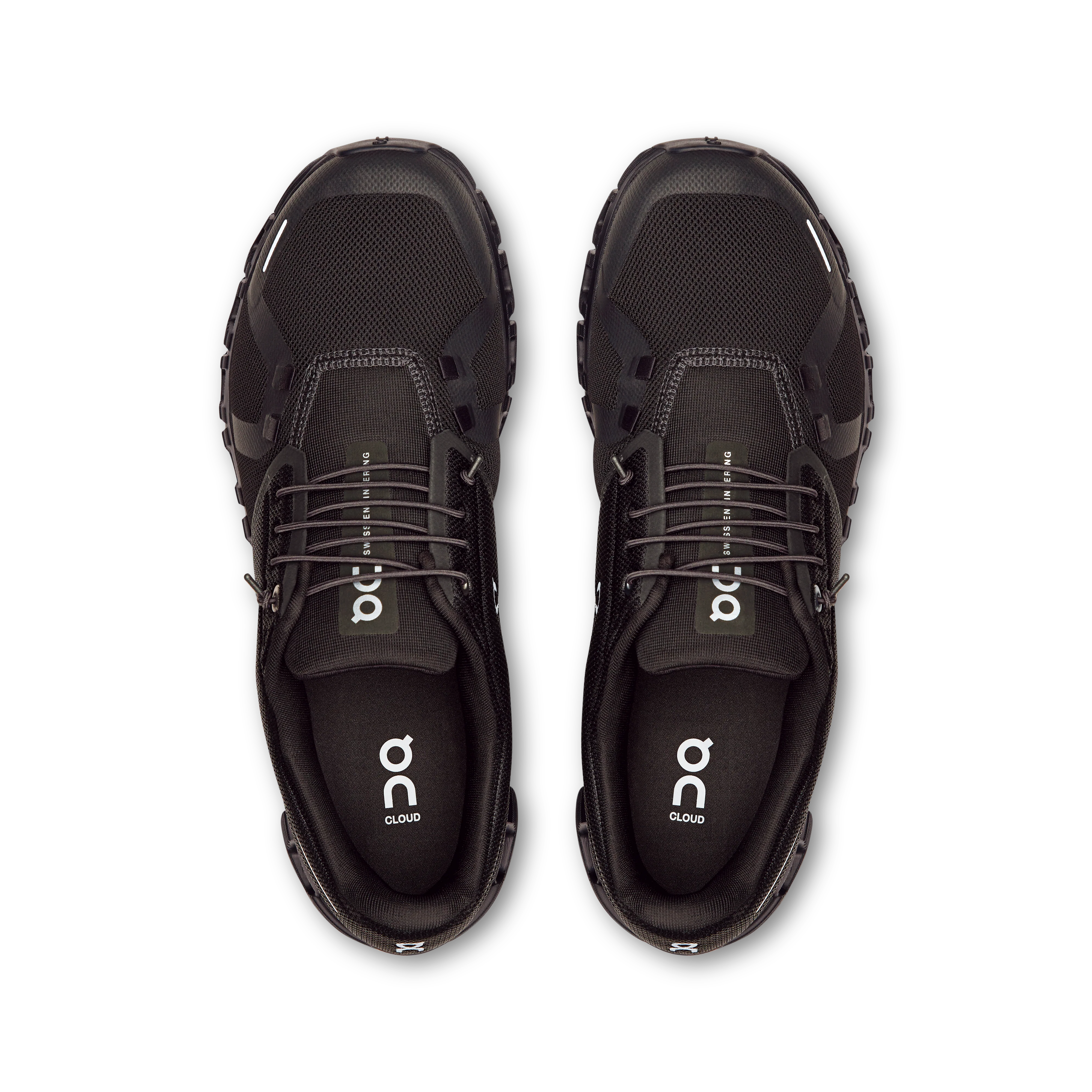 On Running Men's Cloud 6 Wide in Black/Black - Image 3