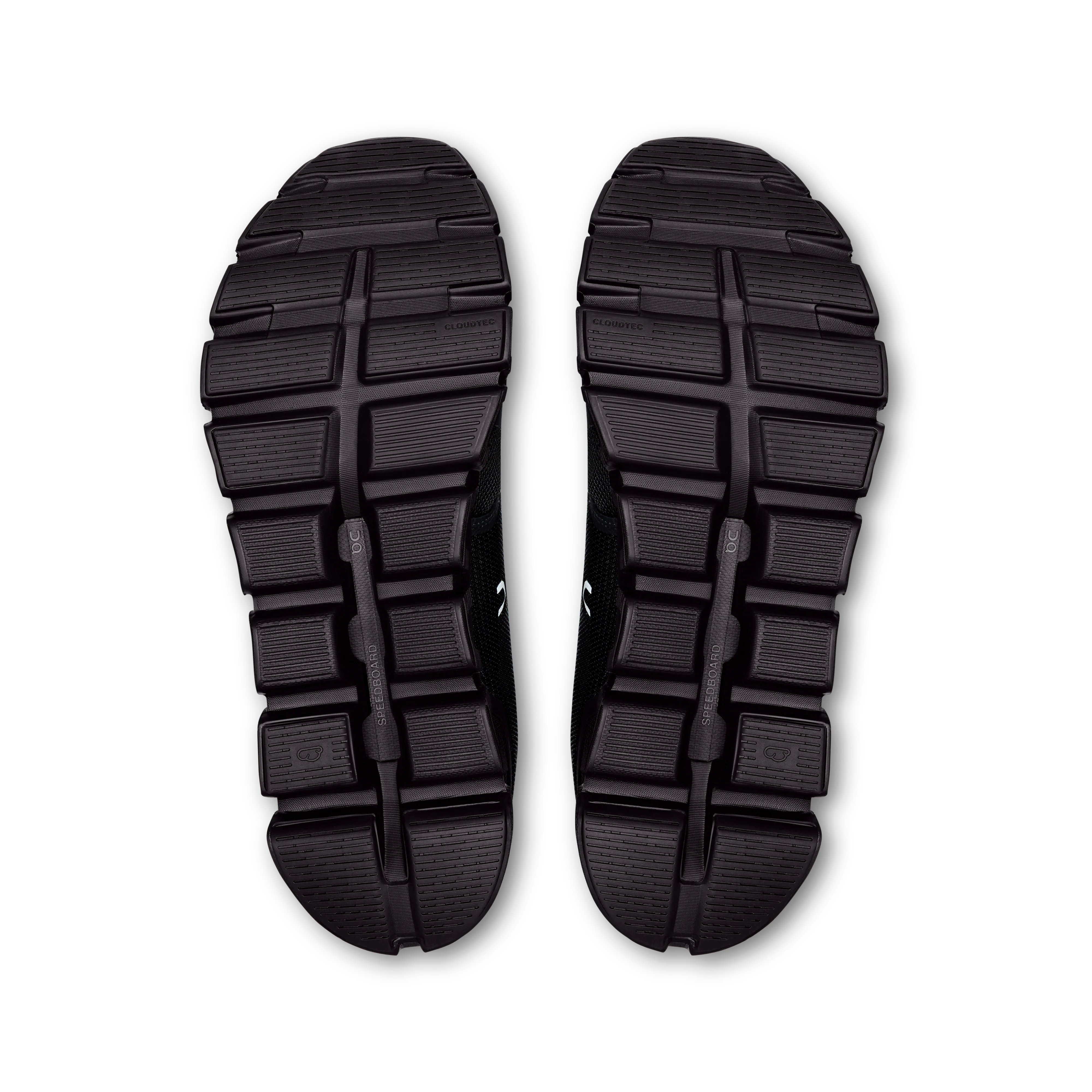 On Running Men's Cloud 6 Wide in Black/Black - Image 4