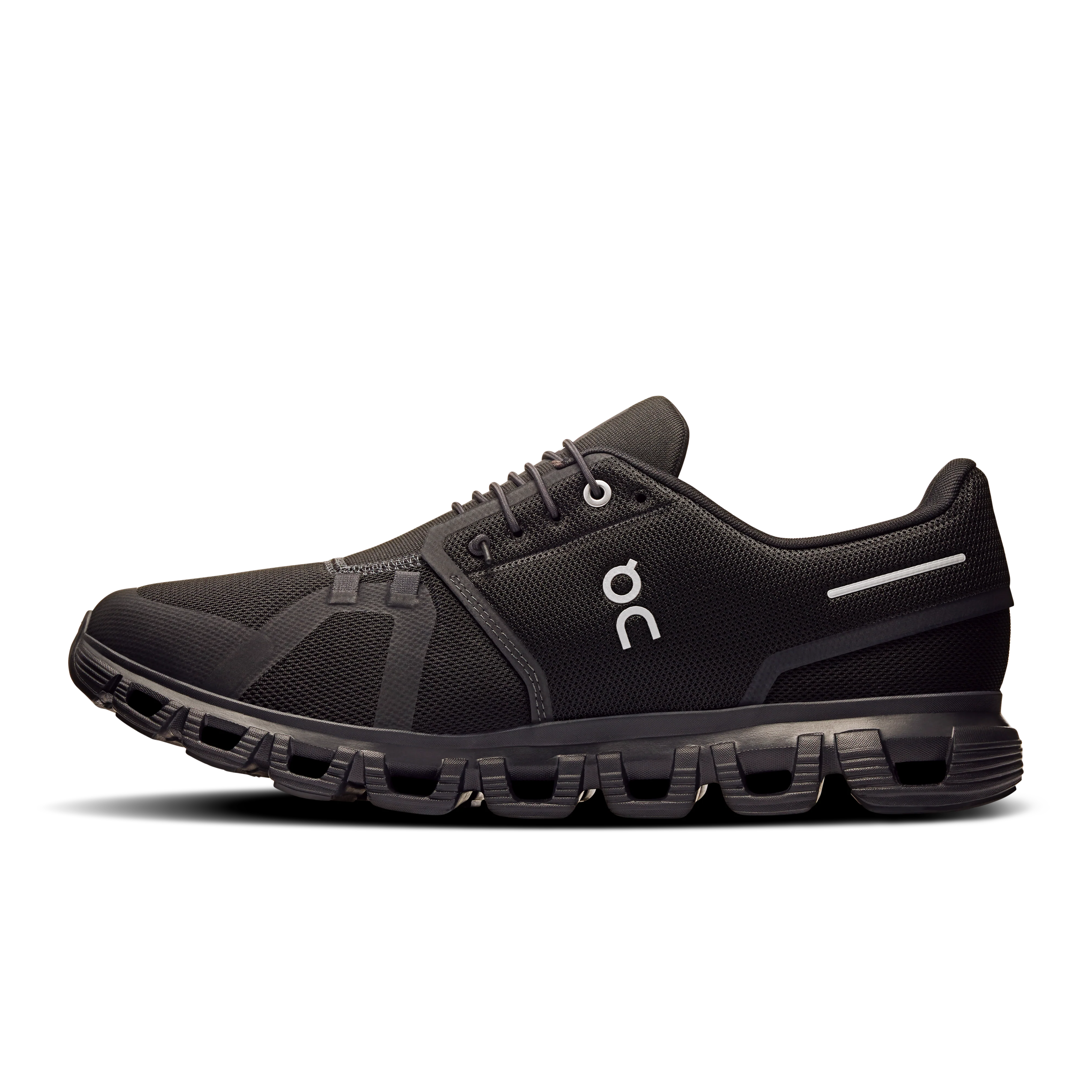 On Running Men's Cloud 6 Wide in Black/Black - Image 5