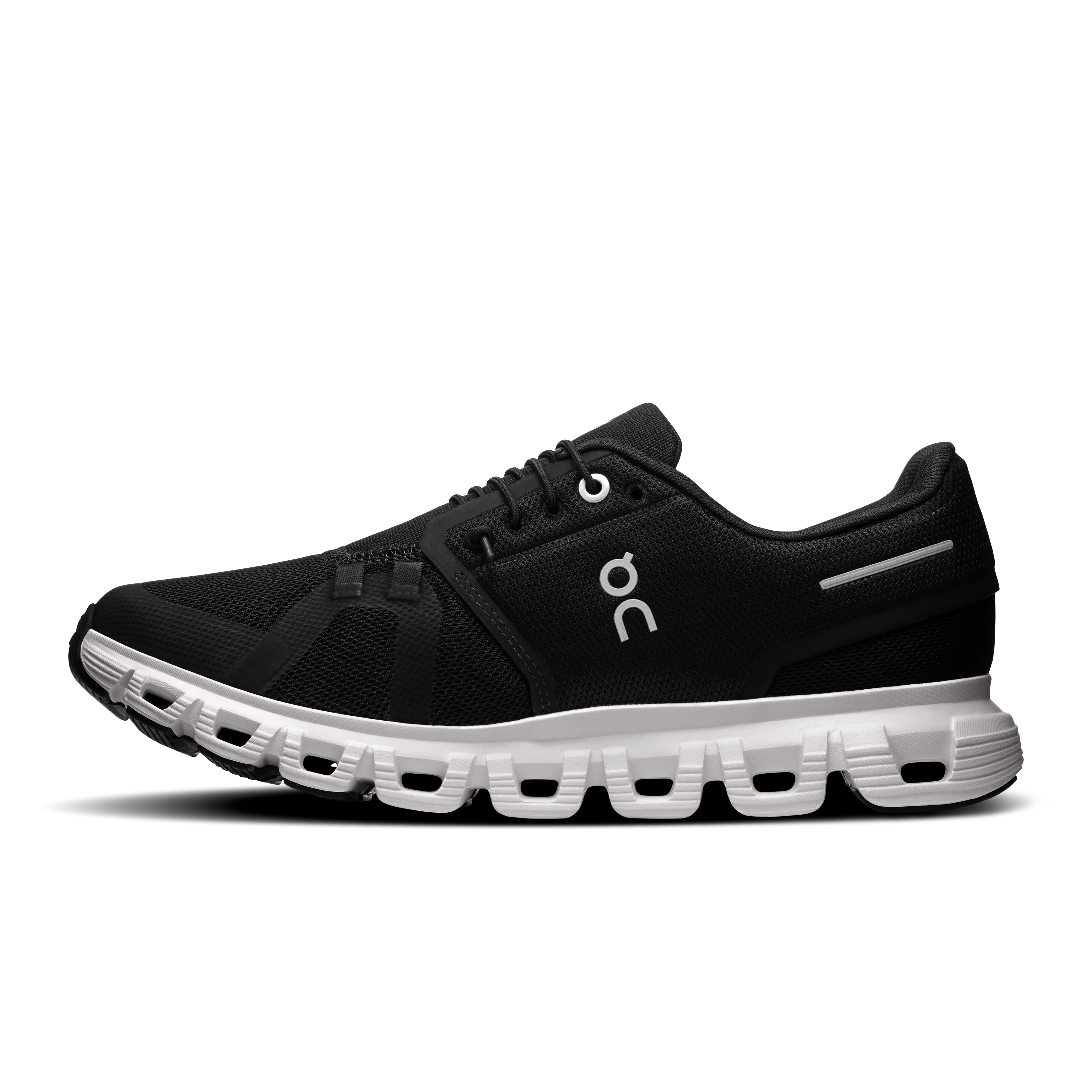 On Running Women's Cloud 6 Wide in Black/White - Image 5
