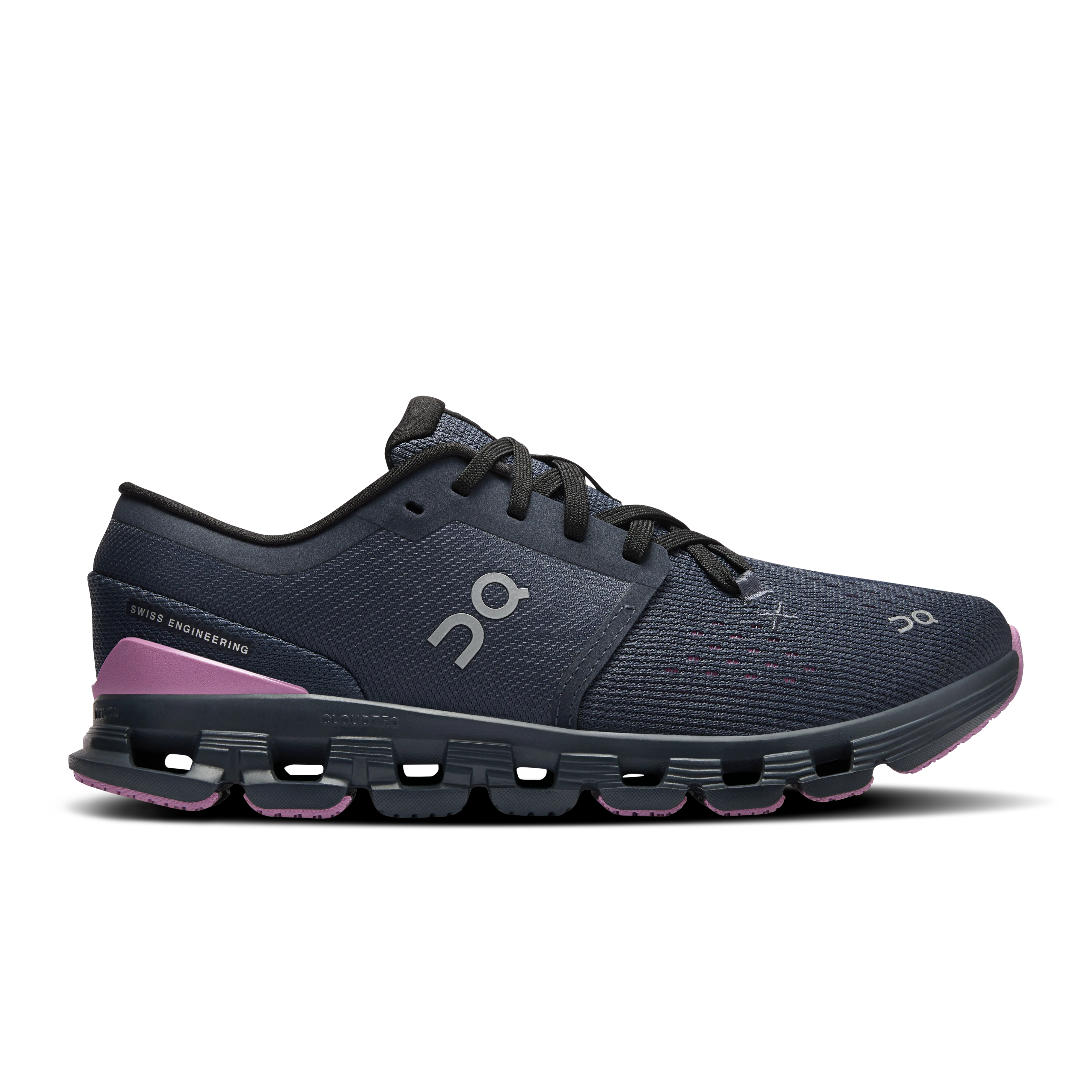 On Running Women's Cloud X 4 in Navy/Sakura - Image 3