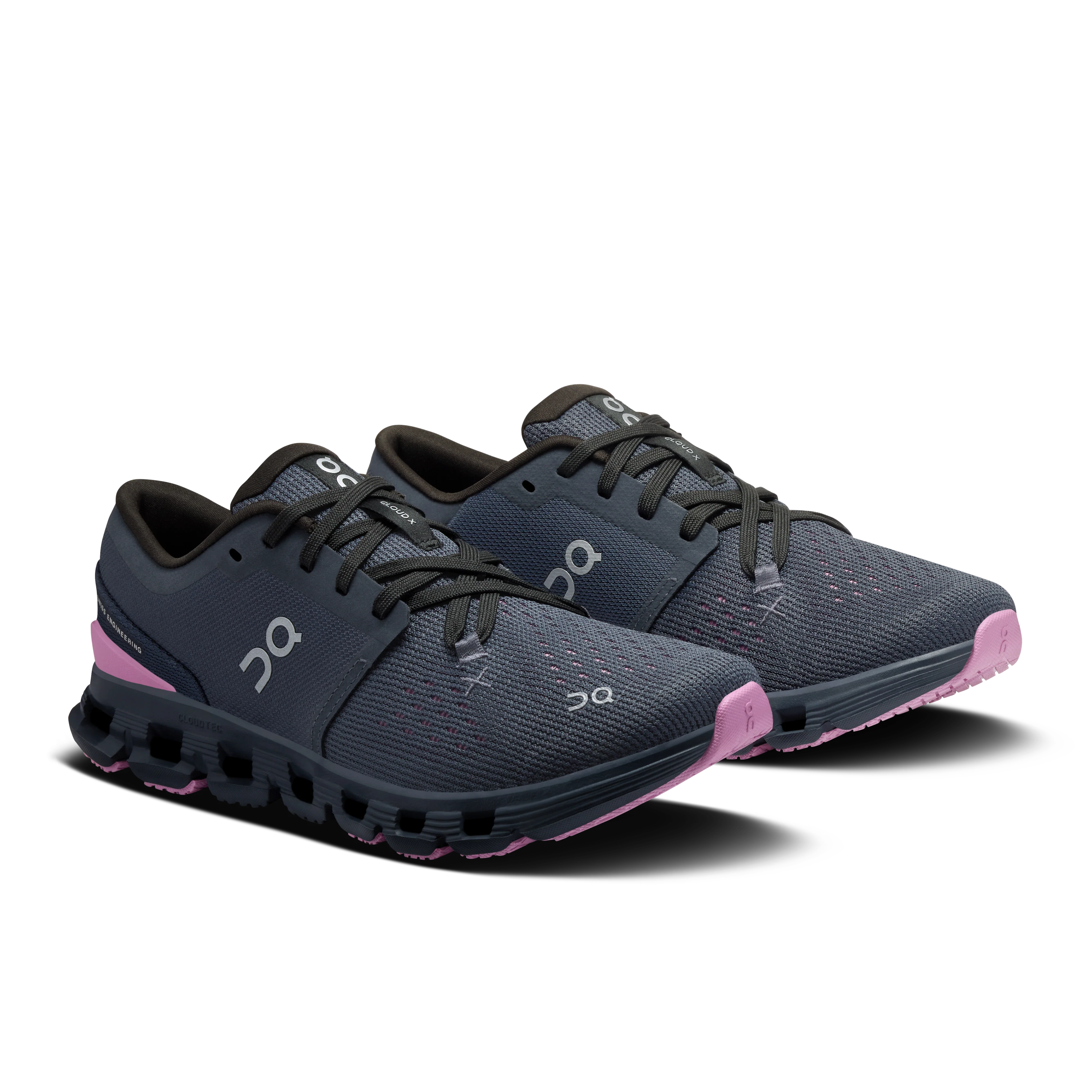 On Running Women's Cloud X 4 in Navy/Sakura - Image 7