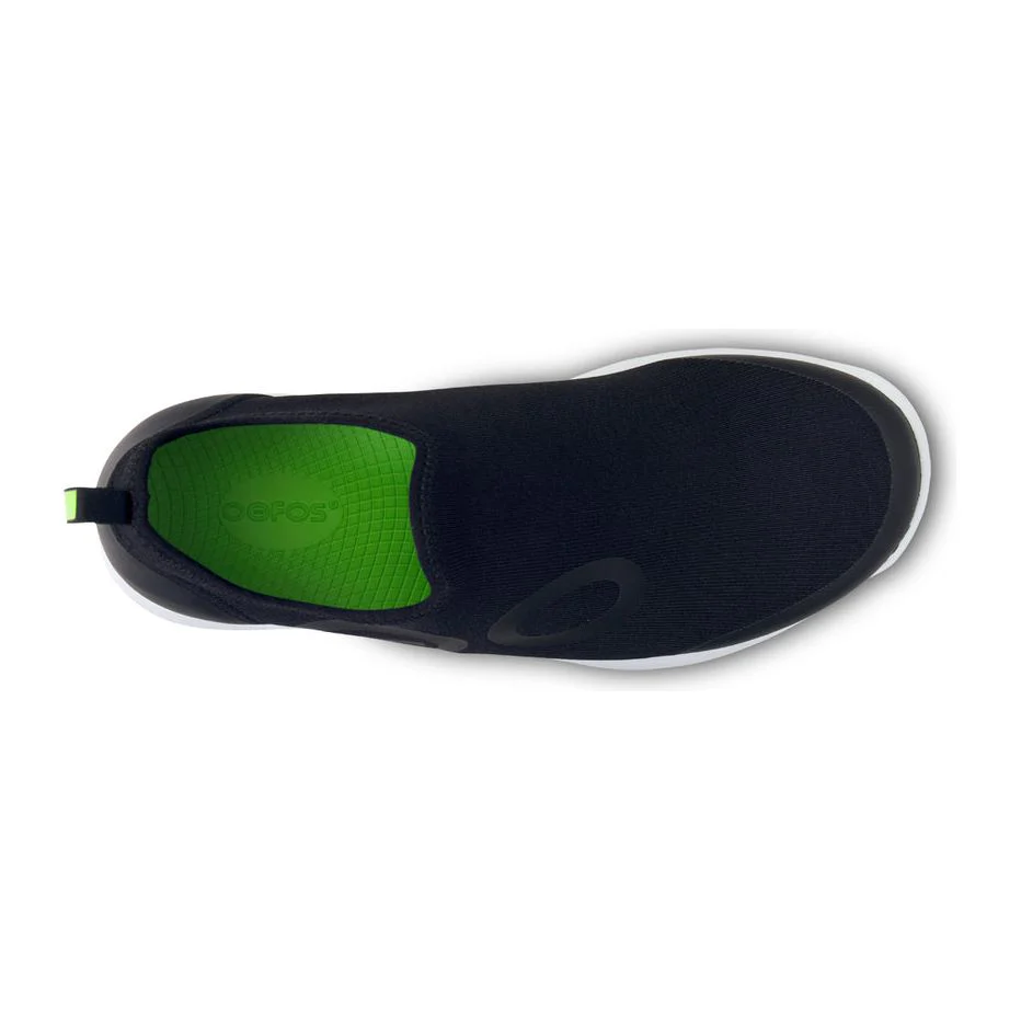 OOFOS Men's OOmg Sport Low Shoe in White/Black - Image 9