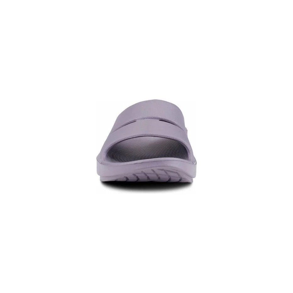 OOFOS Unisex Ooahh Slide Sandals in Mauve - Image 5