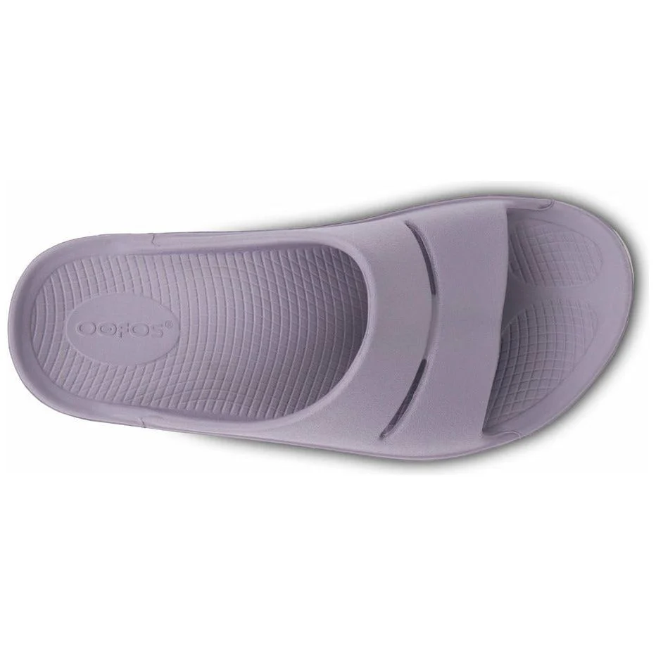 OOFOS Unisex Ooahh Slide Sandals in Mauve - Image 6