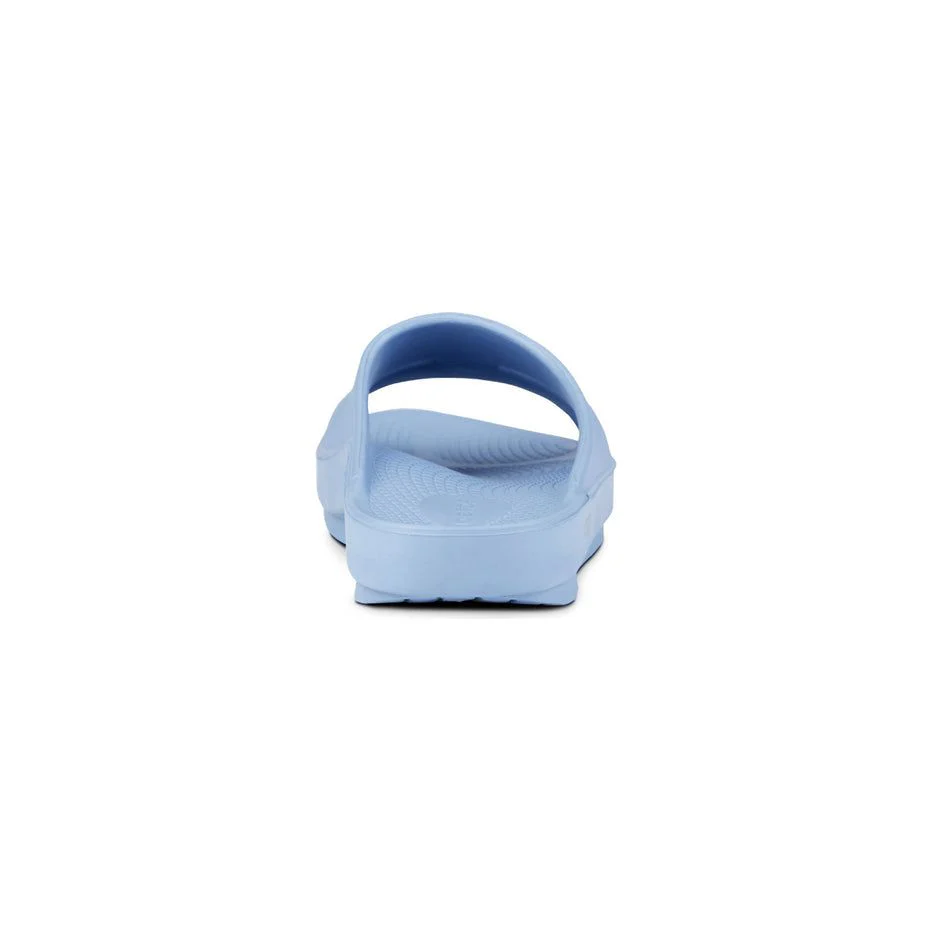 OOFOS Unisex Ooahh Slide Sandals in Neptune Blue - Image 7