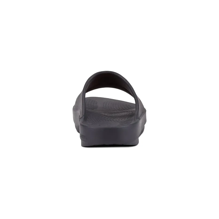 OOFOS Unisex Ooahh Sports Sandals in Black Matte - Image 5