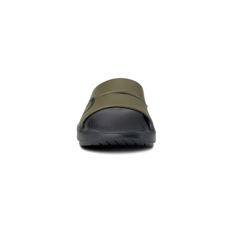 OOFOS Unisex OOahh Sports Sandals in Tactical Green - Image 6
