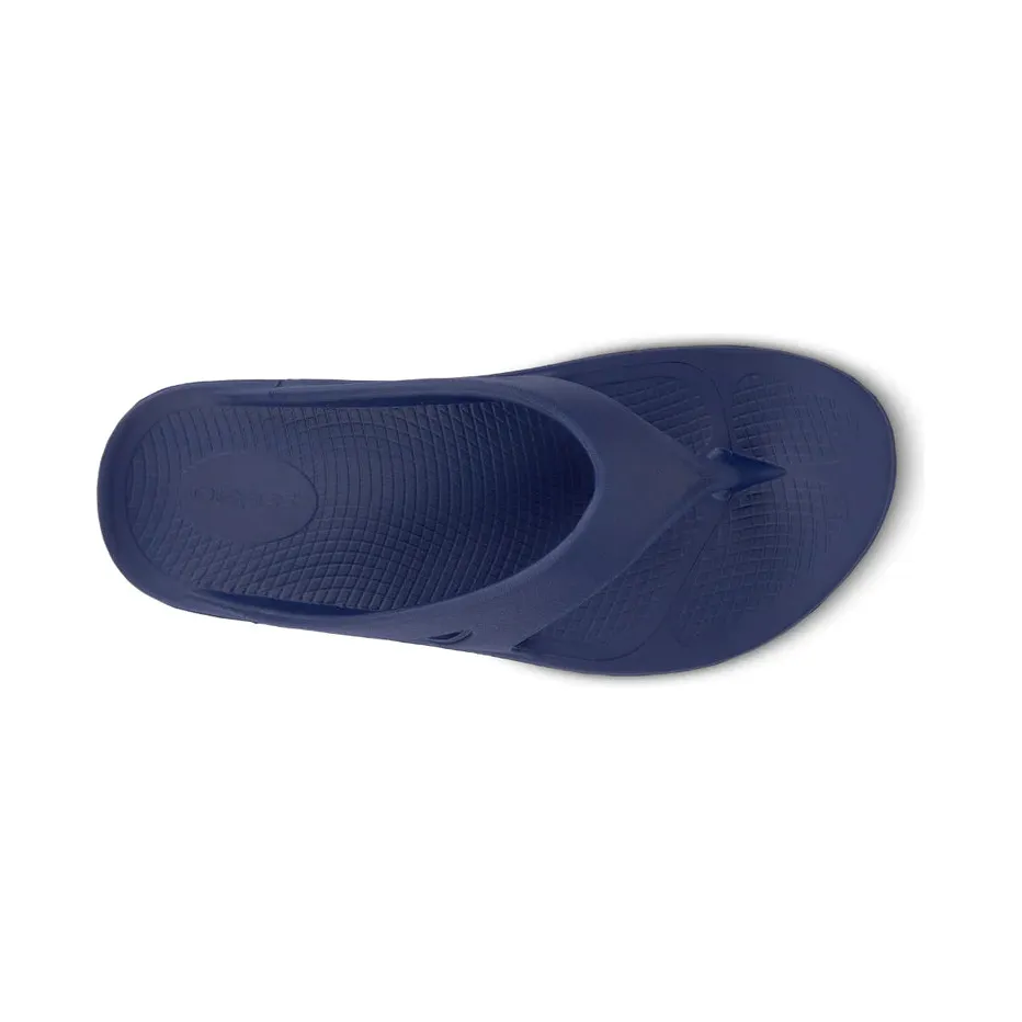 OOFOS Unisex OOriginal Flip Flops in Navy - Image 6