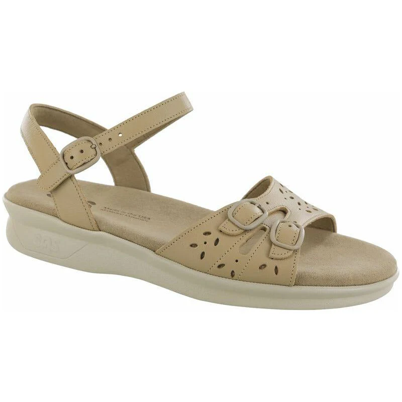 SAS Women's Duo Quarter Strap Sandal in Warm Stone