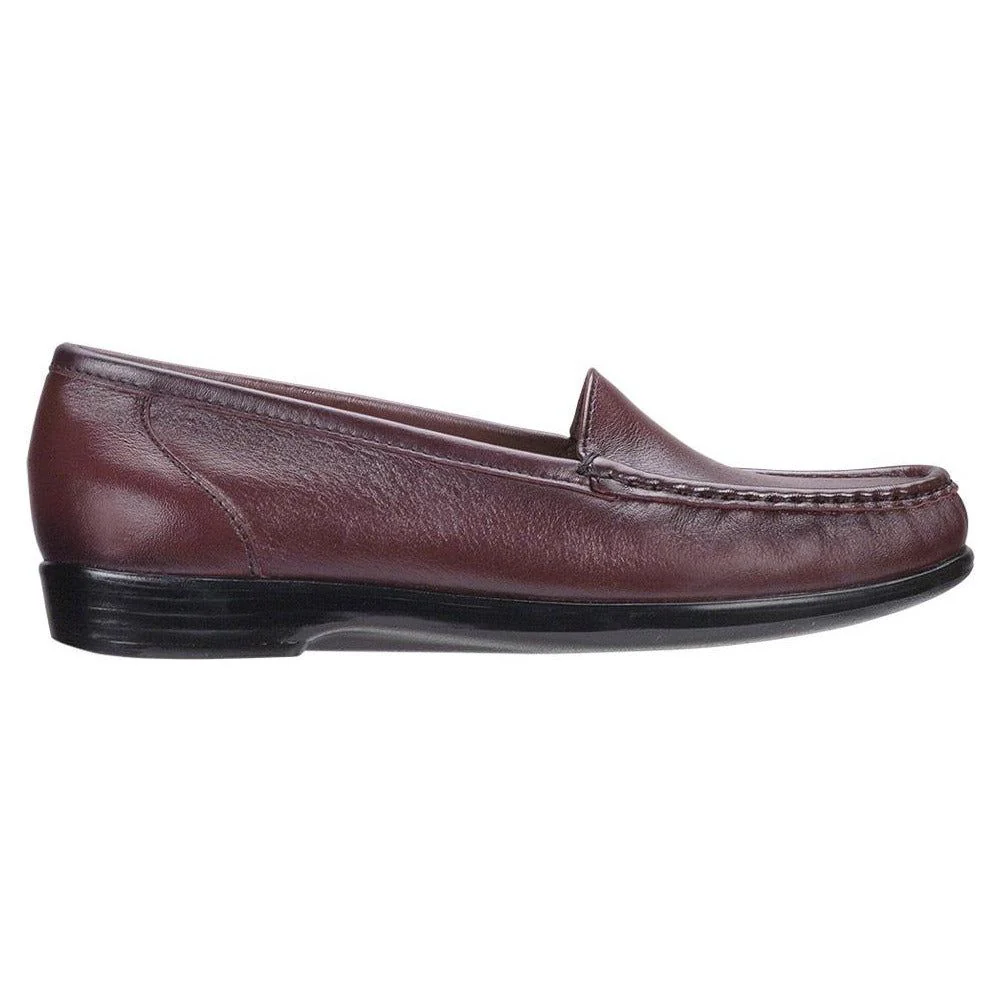 SAS Women's Simplify Slip-On Loafer in Antique Wine Wide - Image 3