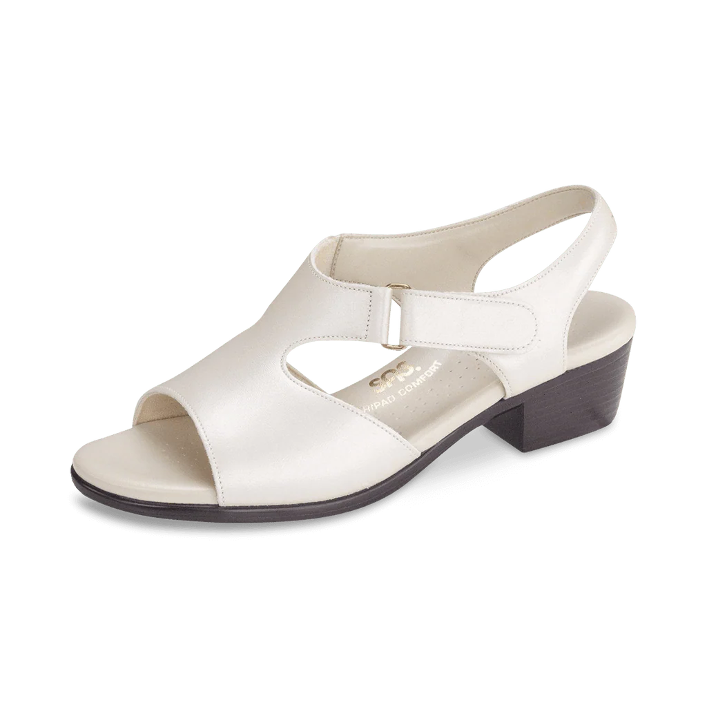 SAS Women's Suntimer Heeled Sandal in Pearl Bone - Image 2