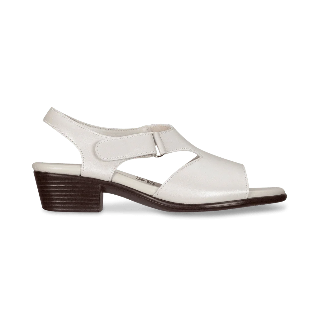 SAS Women's Suntimer Heeled Sandal in Pearl Bone - Image 3