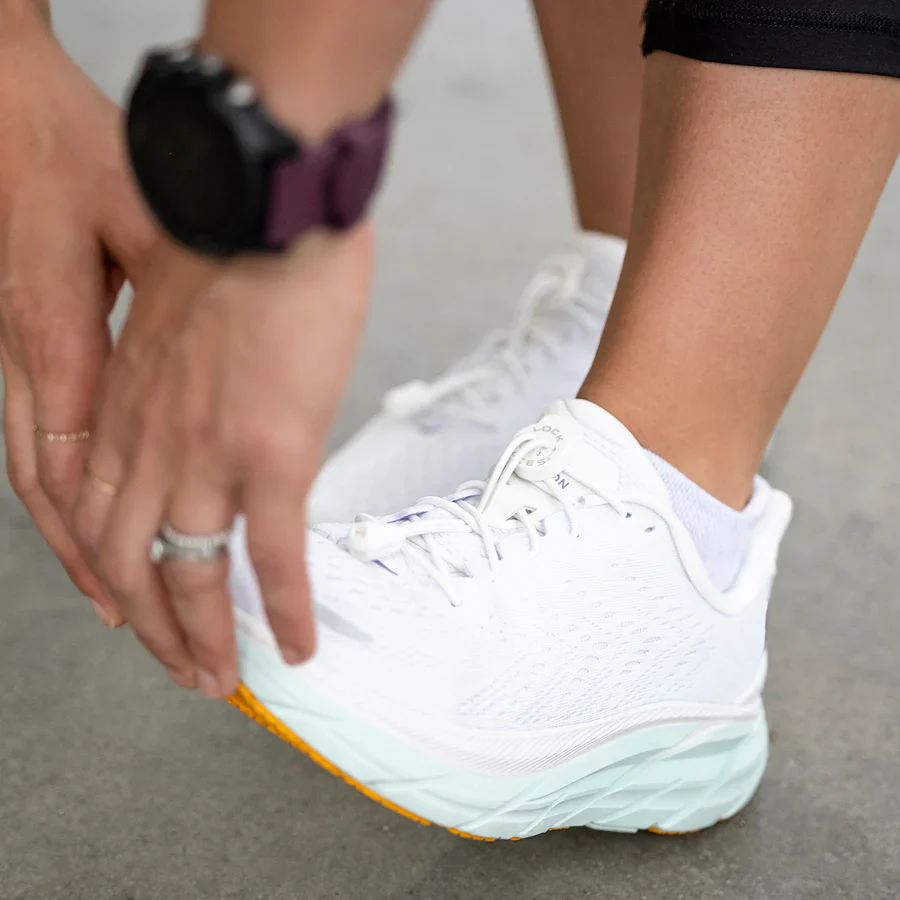 Solid No-Tie Shoelaces in White - Image 2