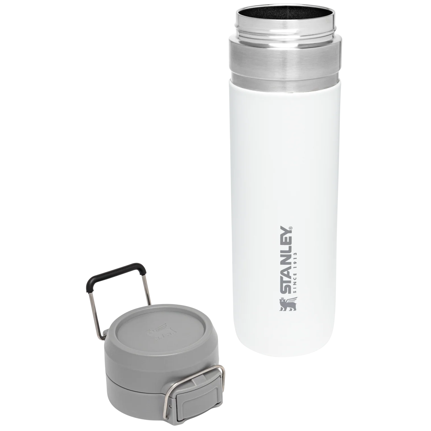 Stanley Quick Flip Go Bottle 24oz in Polar - Image 3