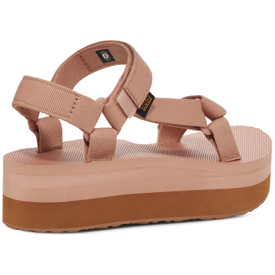 Teva Women's Flatform Universal Sandal in Maple Sugar Lion - Image 4