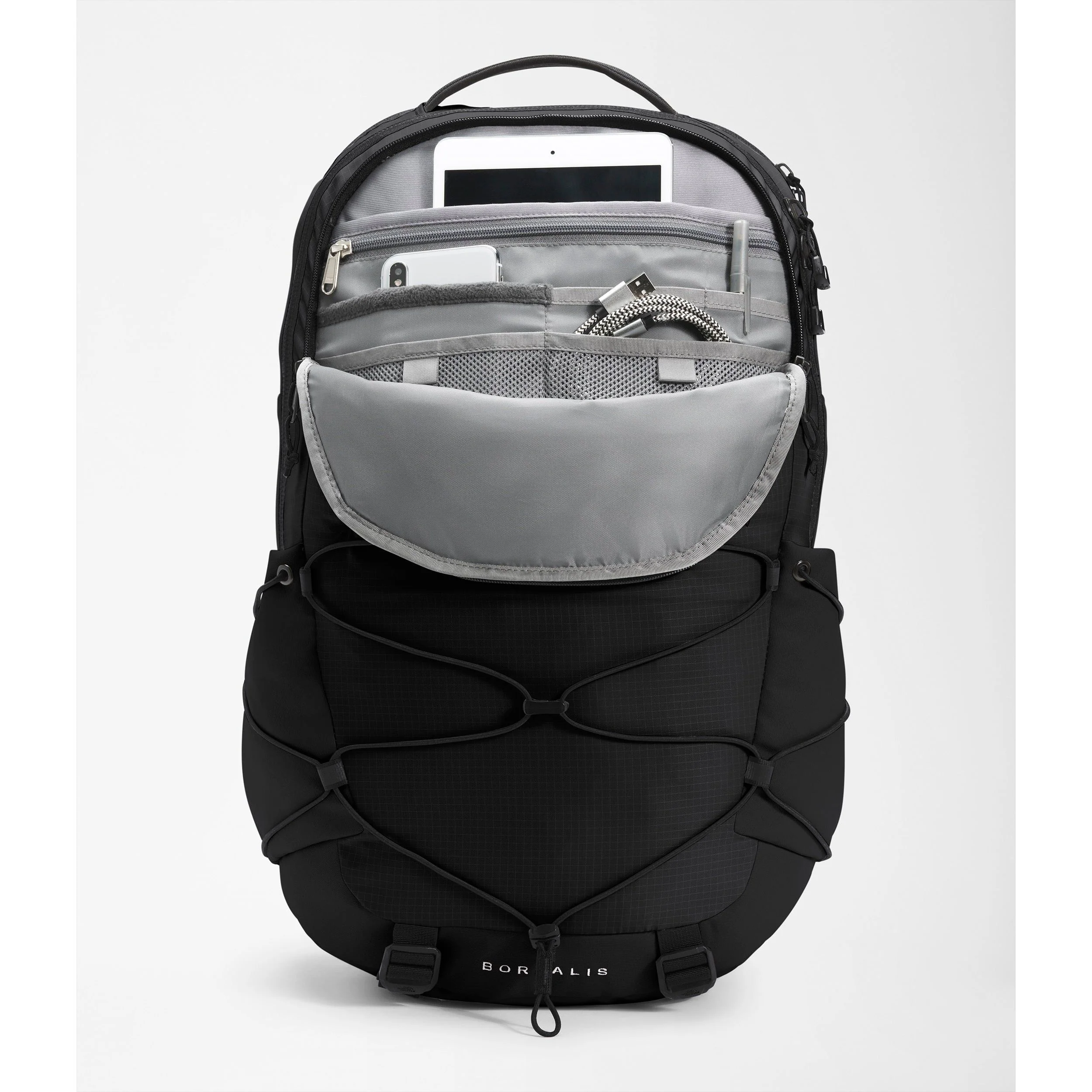 The North Face Borealis Backpack in TNF Black TNF Black - Image 4