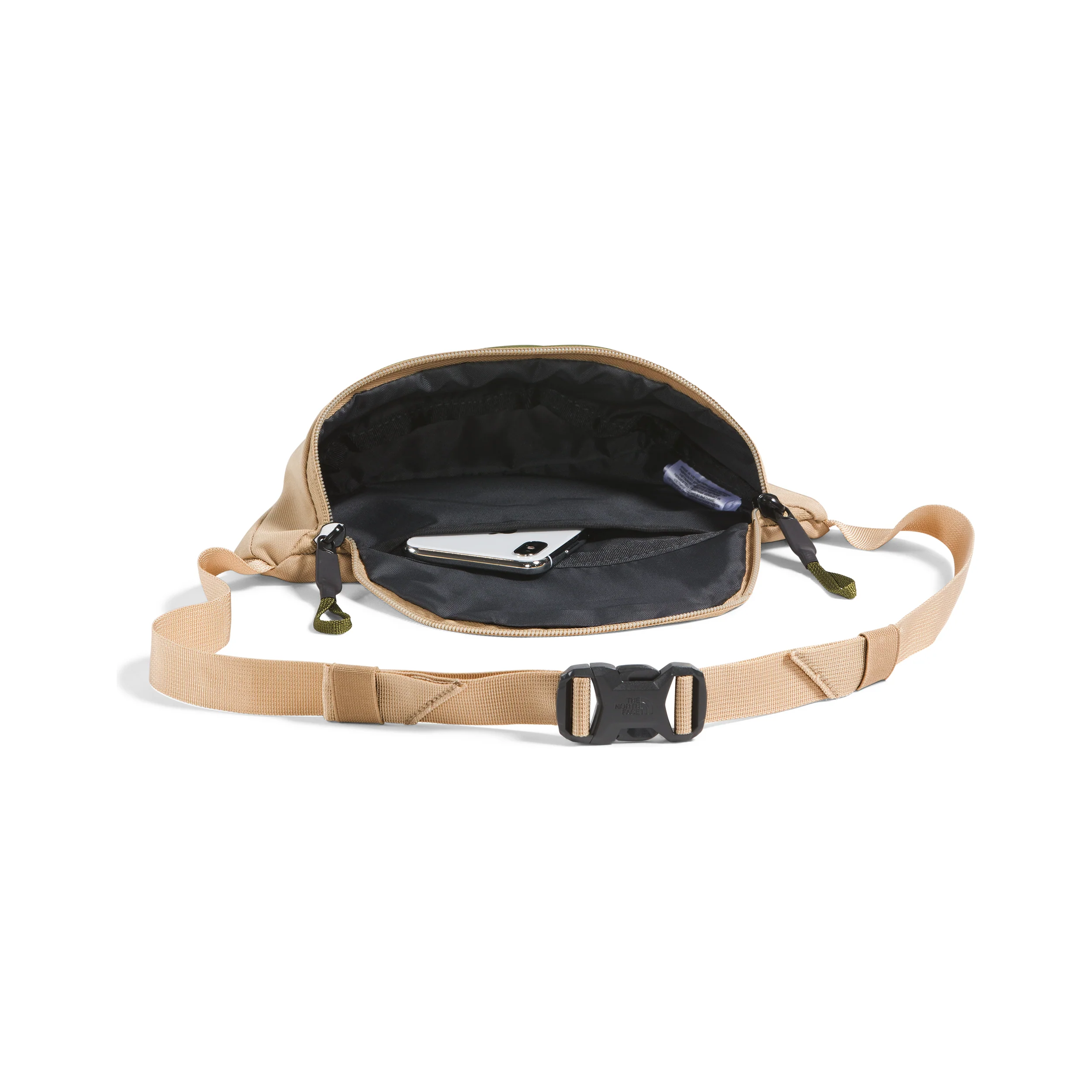 The North Face Jester Lumbar in Khaki Stone Forest Olive - Image 3
