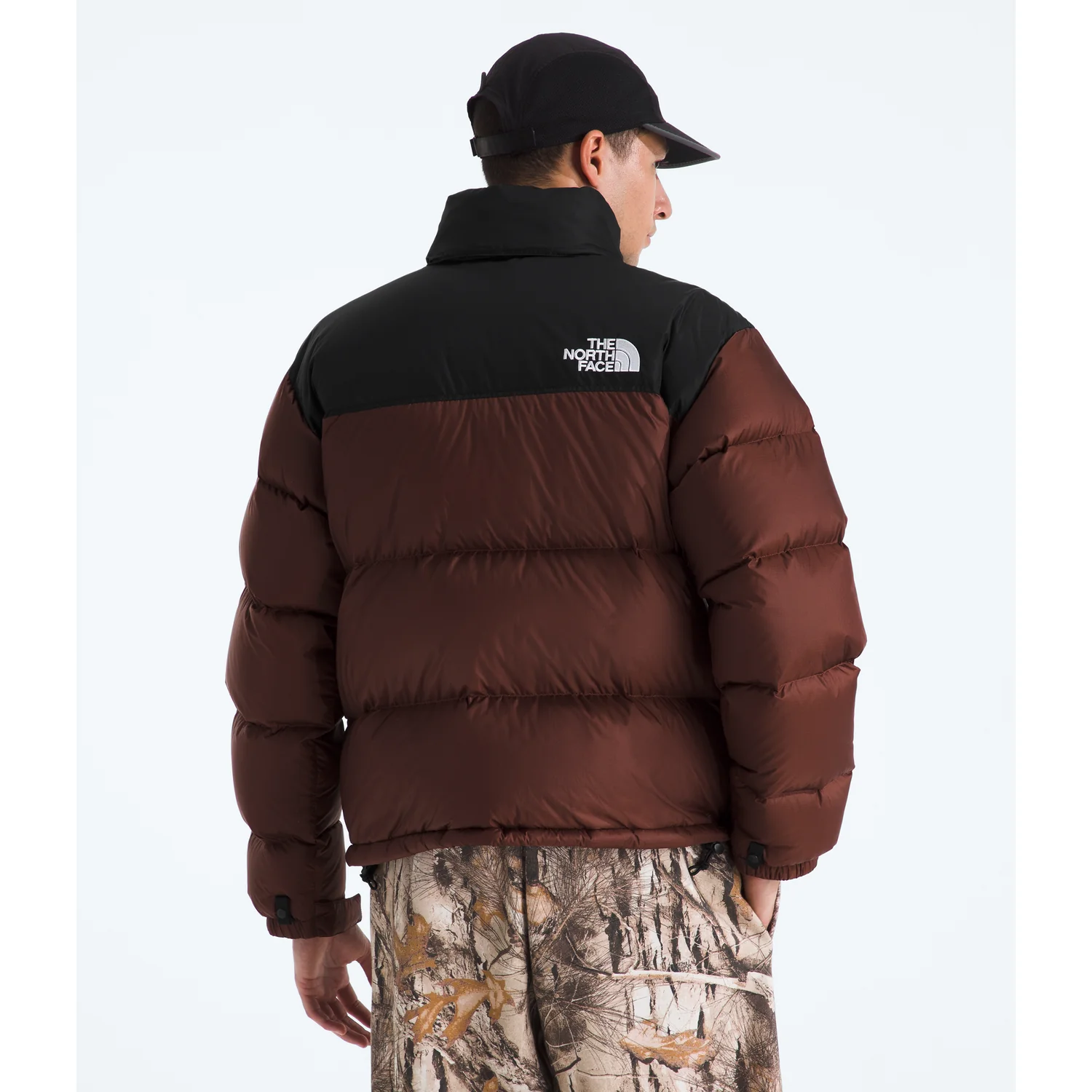 The North Face Men’s 1996 Retro Nuptse Jacket in Ember Soil/TNF Black - Image 3