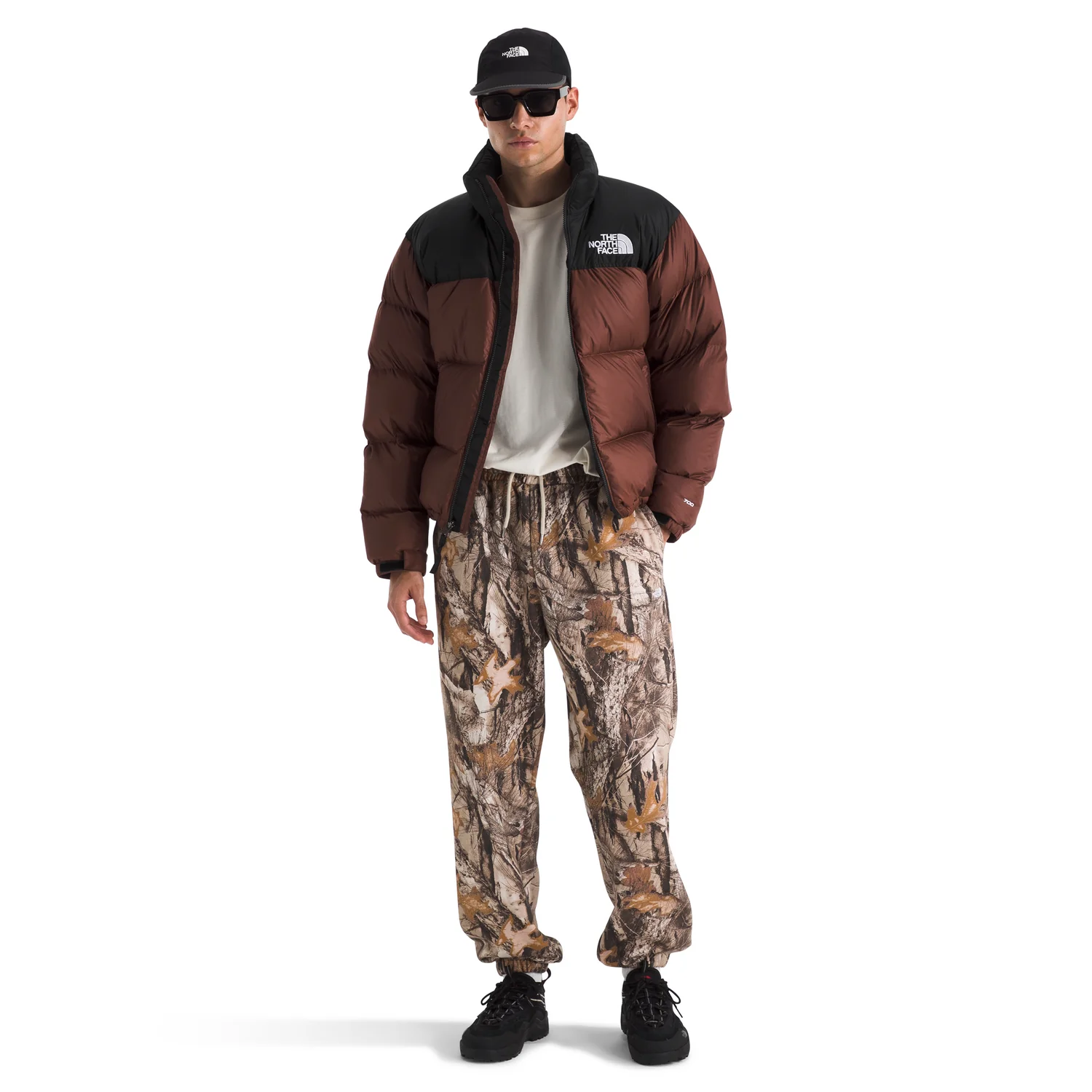 The North Face Men’s 1996 Retro Nuptse Jacket in Ember Soil/TNF Black - Image 5