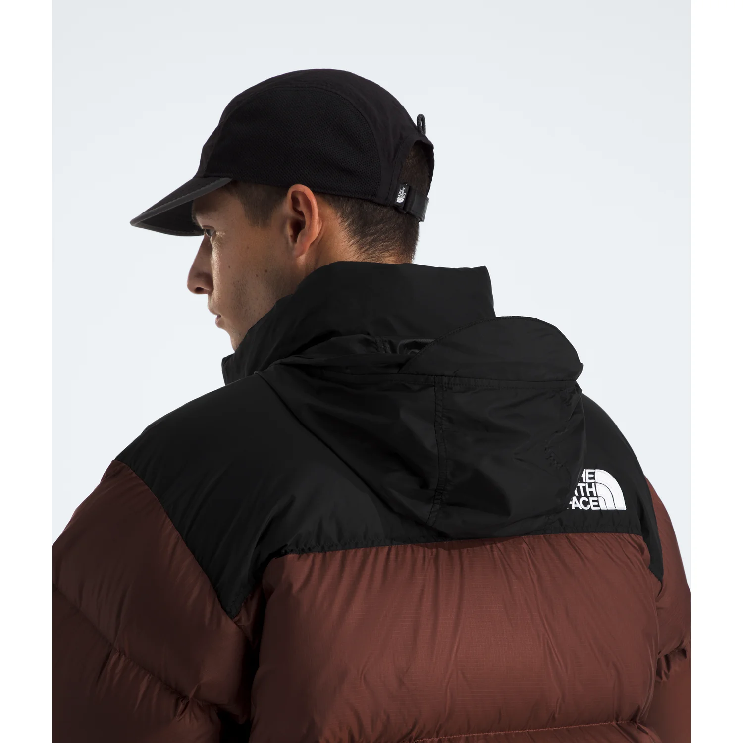 The North Face Men’s 1996 Retro Nuptse Jacket in Ember Soil/TNF Black - Image 6