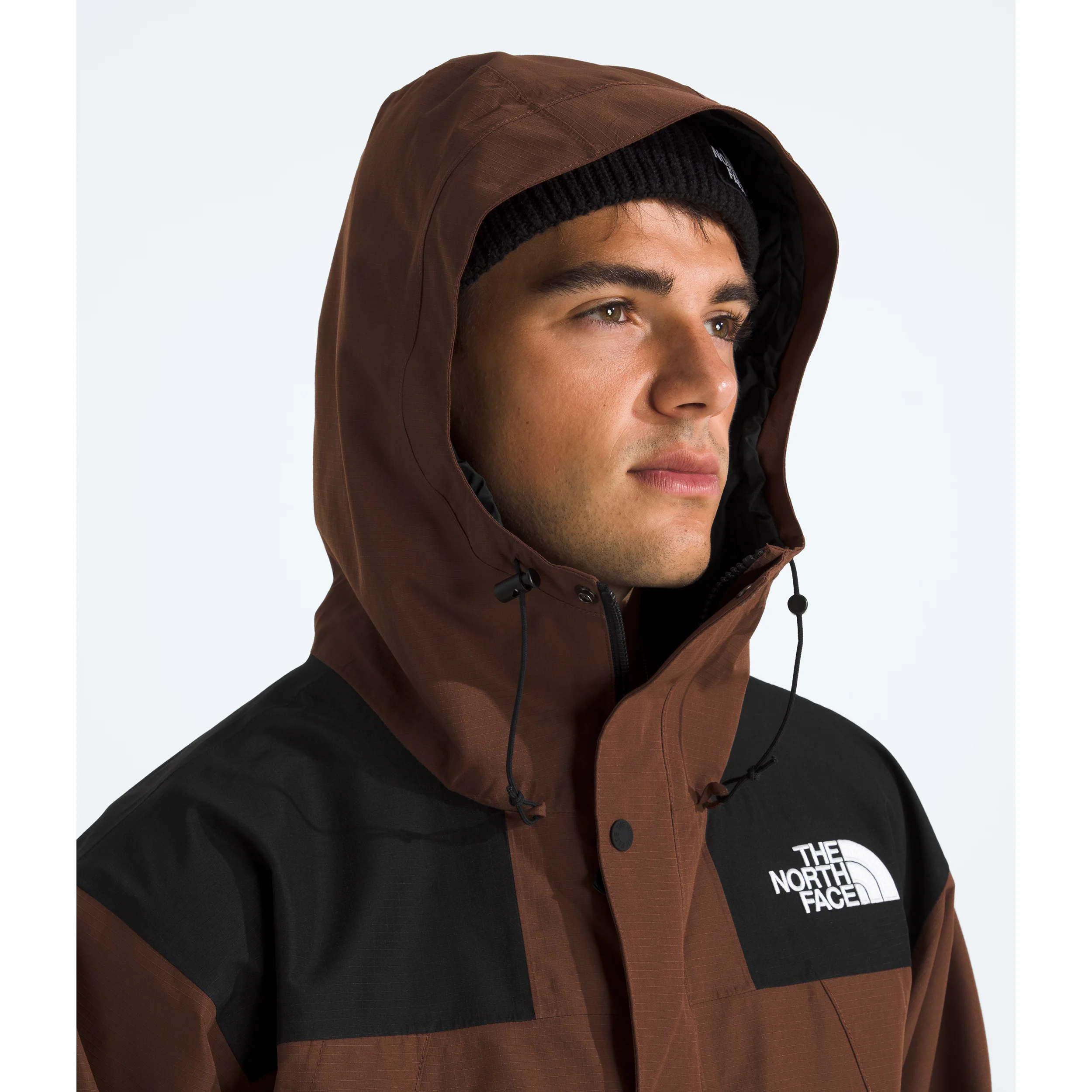 The North Face Men's DRYVENT™ Mono Mountain Jacket in Ember Soil/TNF Black - Image 2